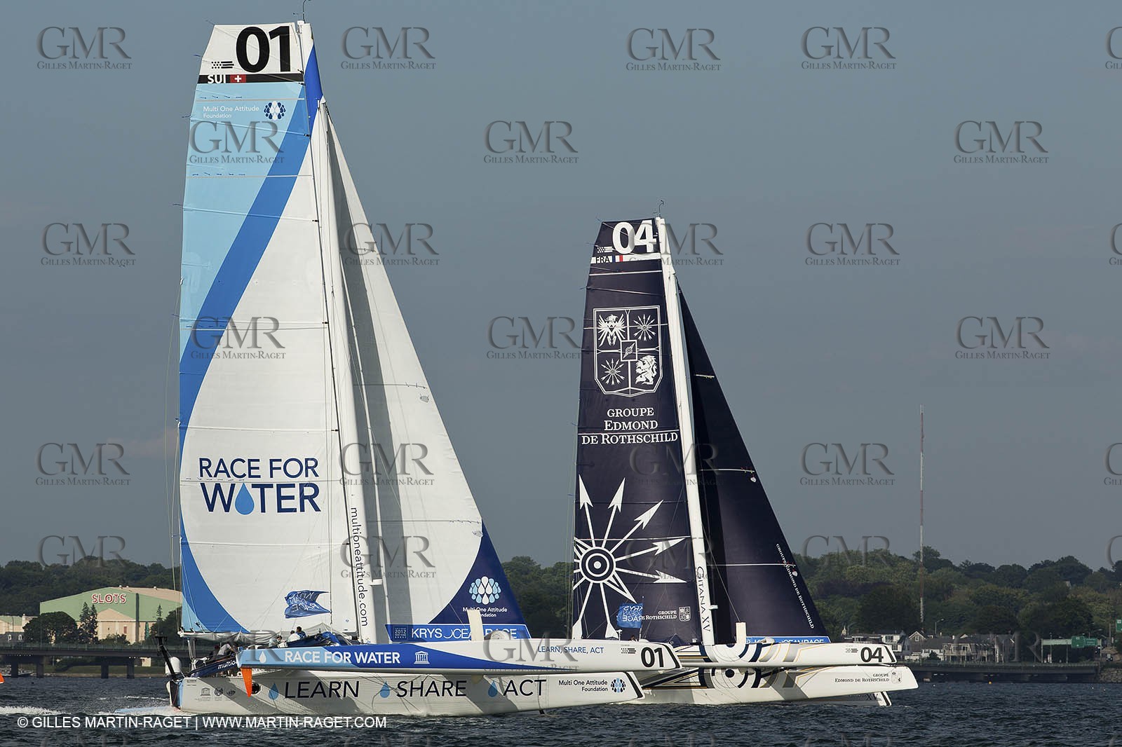 02 07 2012 - Newport (RI) -start of the Krys Ocean Race pre-event sailed between Newport and New York