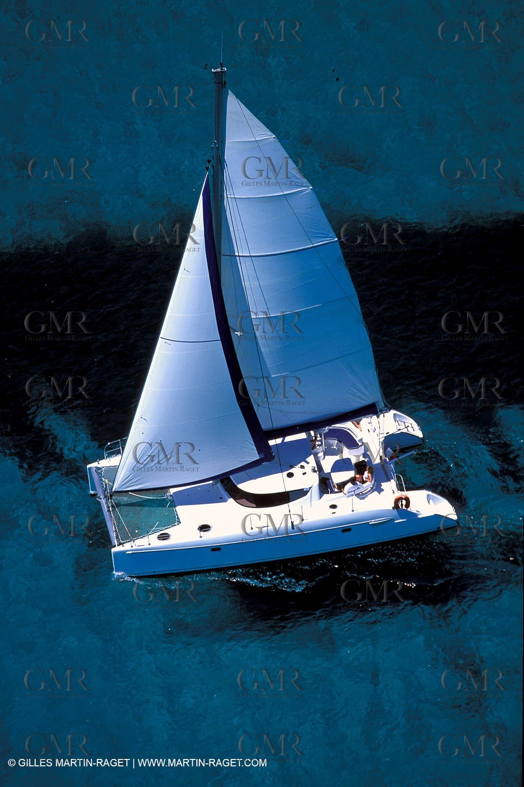 Cruising multihull sailing