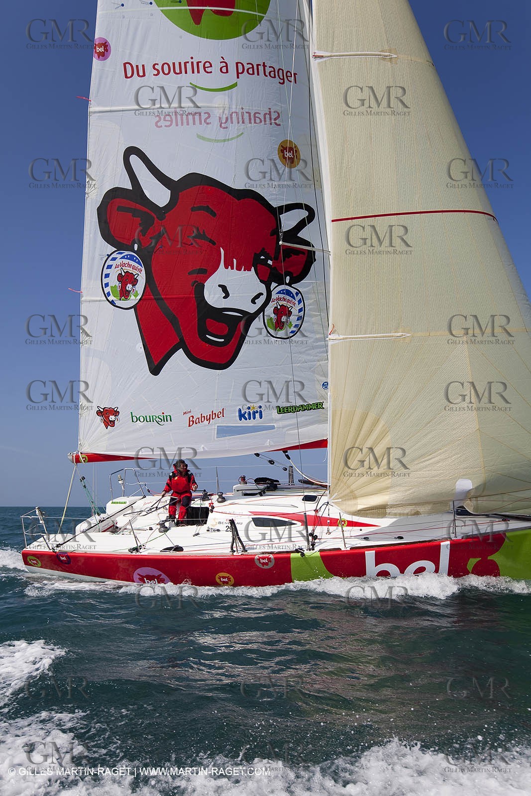 13 03 2010 -  La Grande Motte   Port Camargue (FRA) - Groupe Bel - Kito de Pavant   Sebastien Audigane training for Transat AG2R