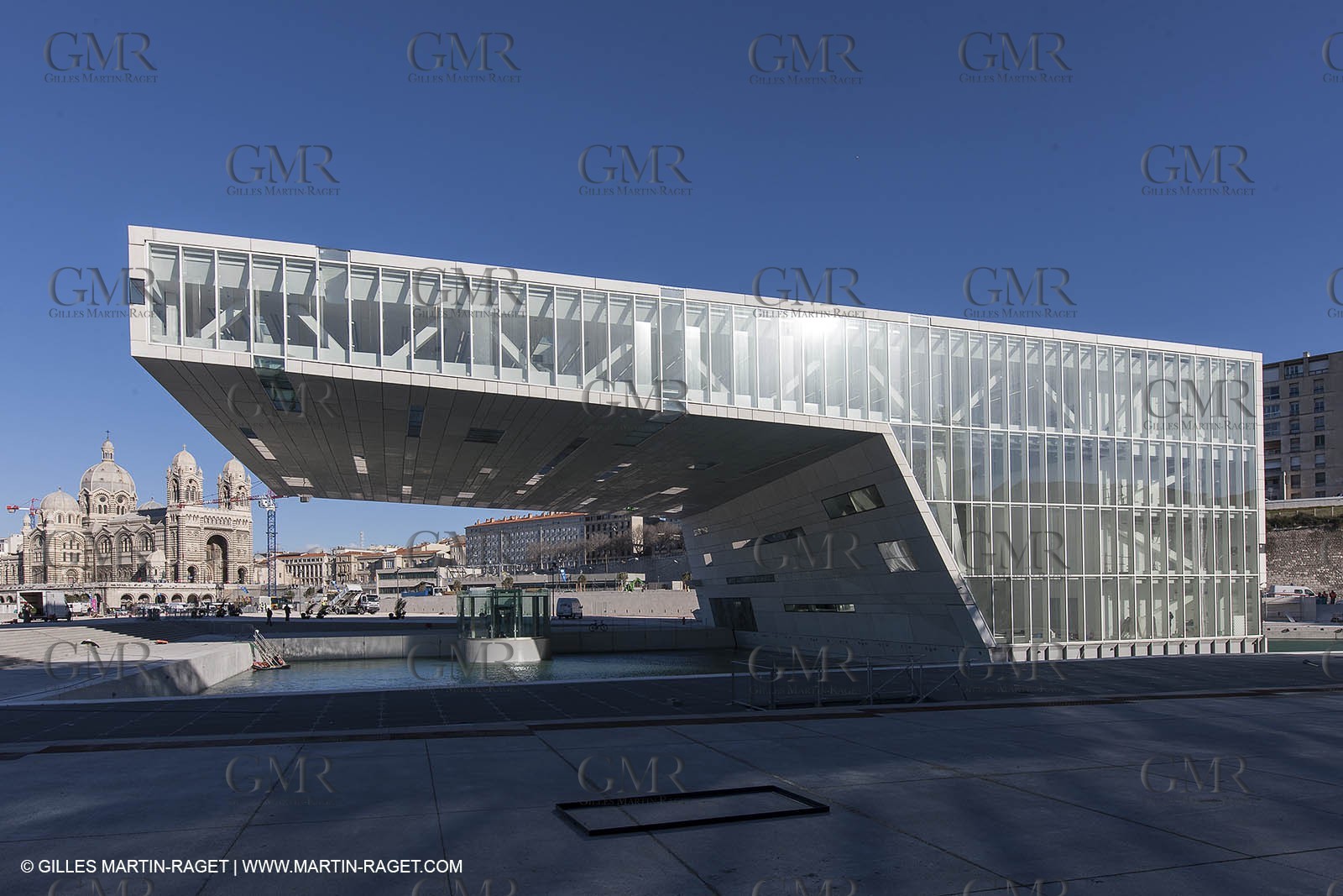 11 01 2013 - Marseille (FRA,13) - Marseille Provence 2013, Capitale européenne de la Culture, Ewplanade du J4, MUCEM et Villa Méditerrannée