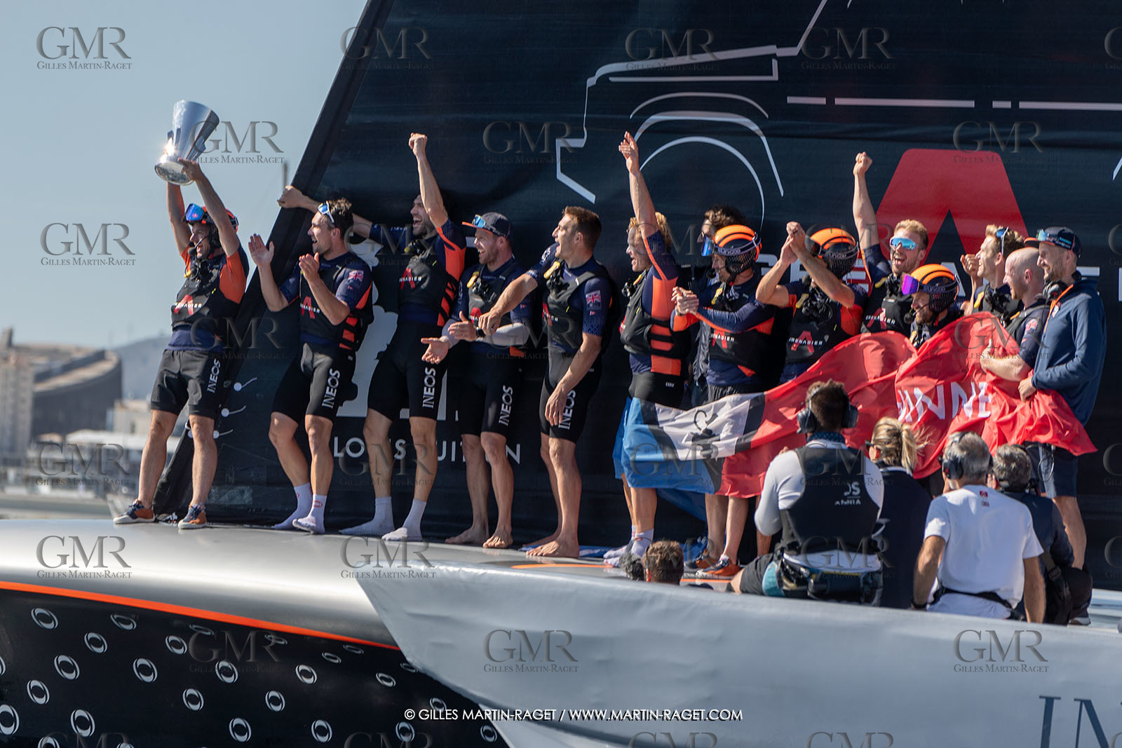 04 10 2024, Barcelona (ESP), 37th America's Cup, Louis Vuitton Cup Final, Race Day 7