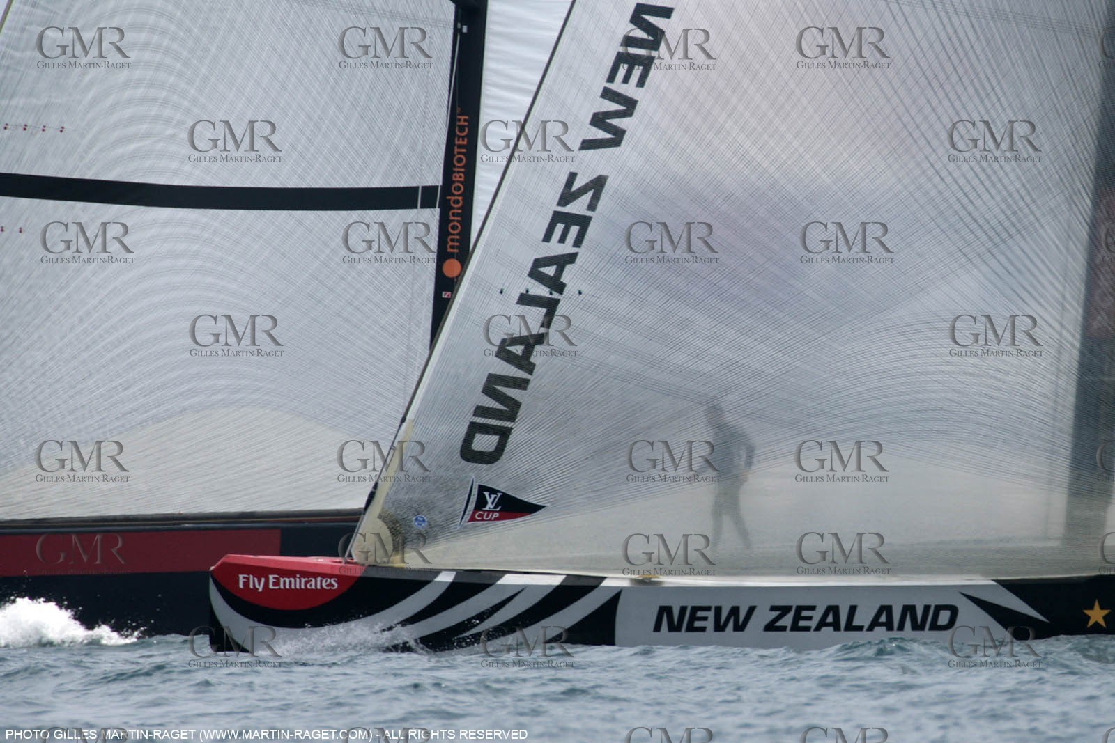 06 06 2007-Valencia (Spain)- 32nd America's Cup - Louis Vuitton Cup Final - Day 4