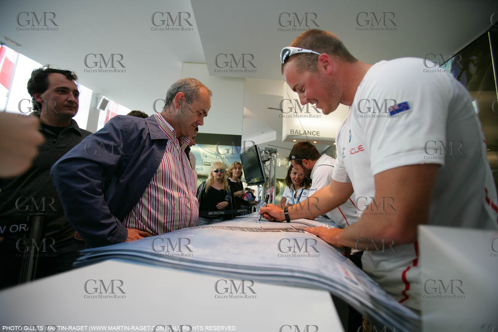 29 04 2007-Valencia (Spain)- 32nd America's Cup - Louis Vuitton Cup - RR2 - Day1 - BMW ORACLE Racing