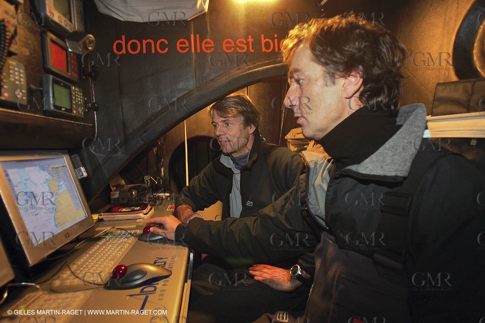 Orange II-Trophée Jules Verne 2005-Préparation-Bruno Peyron-Roger Nilson