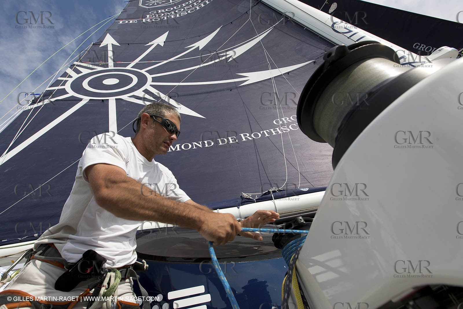 05 07 2012 - New York (USA) - Ocean Krys Race - Speed runs in fornt of NY city