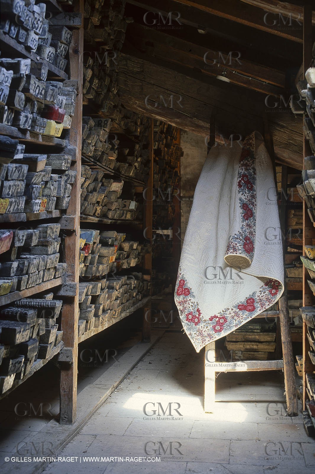 Boutis - cloths from Provence - Souleiado museum - Tarascon (FRA,13)
