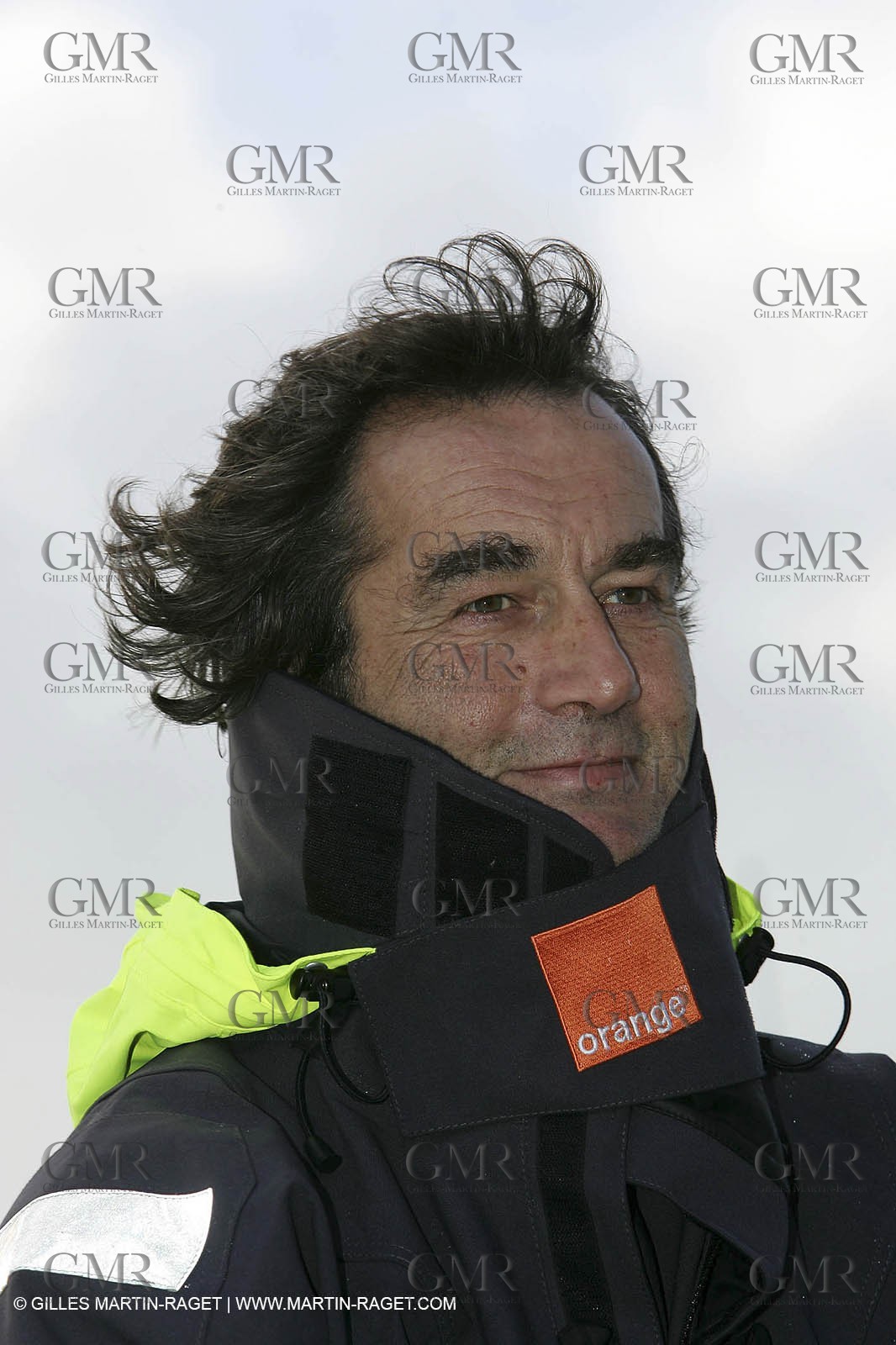 Orange II  - 2005 Jules Verne Trophy - Training in Bay of Biscay -Buno Peyron-