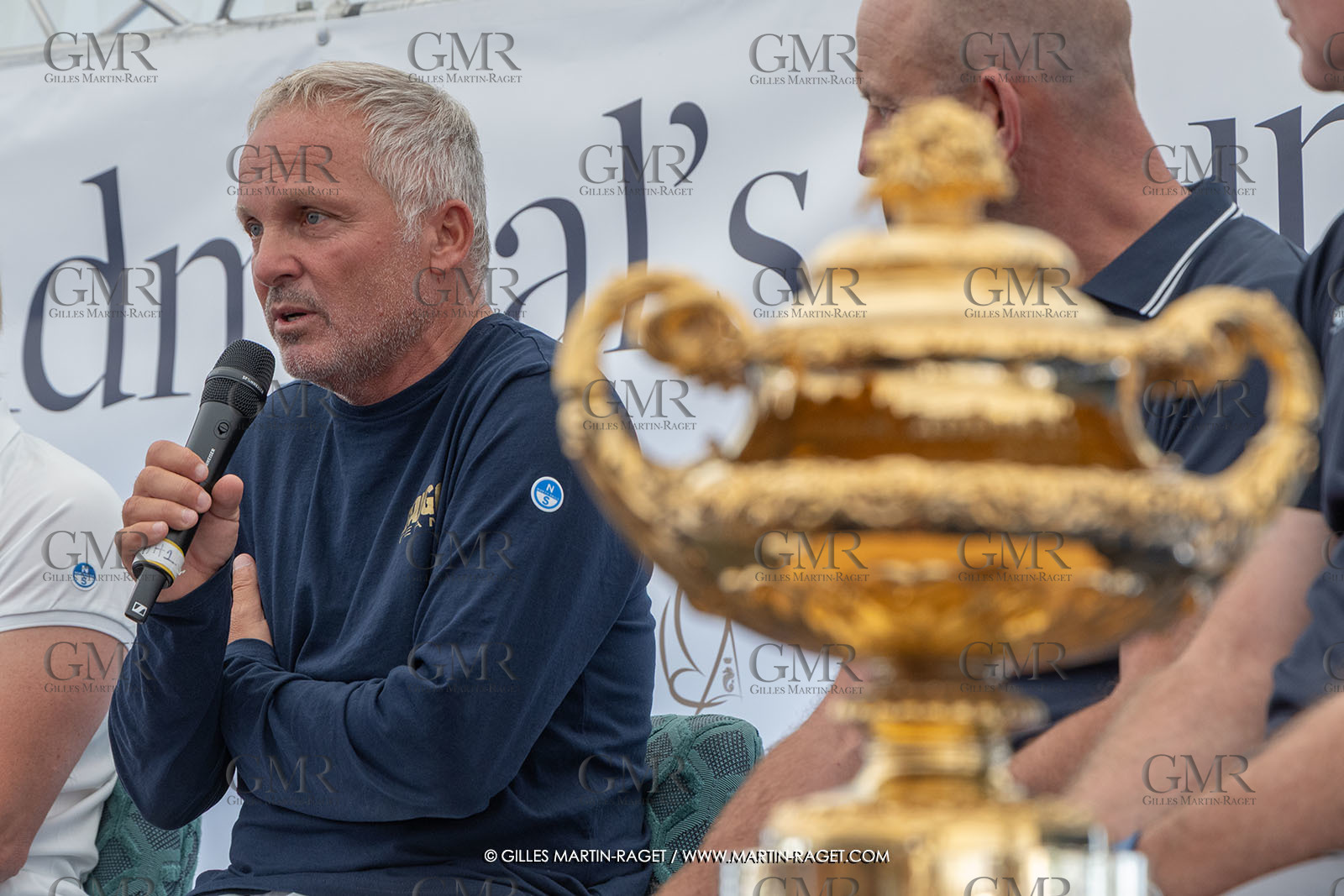 18 07 2025, Cowes (UK, IOW), Admiral's Cup 2025, Vasco Vascotto, Django WR51, Yacht Club Costa Smeralda, ITA