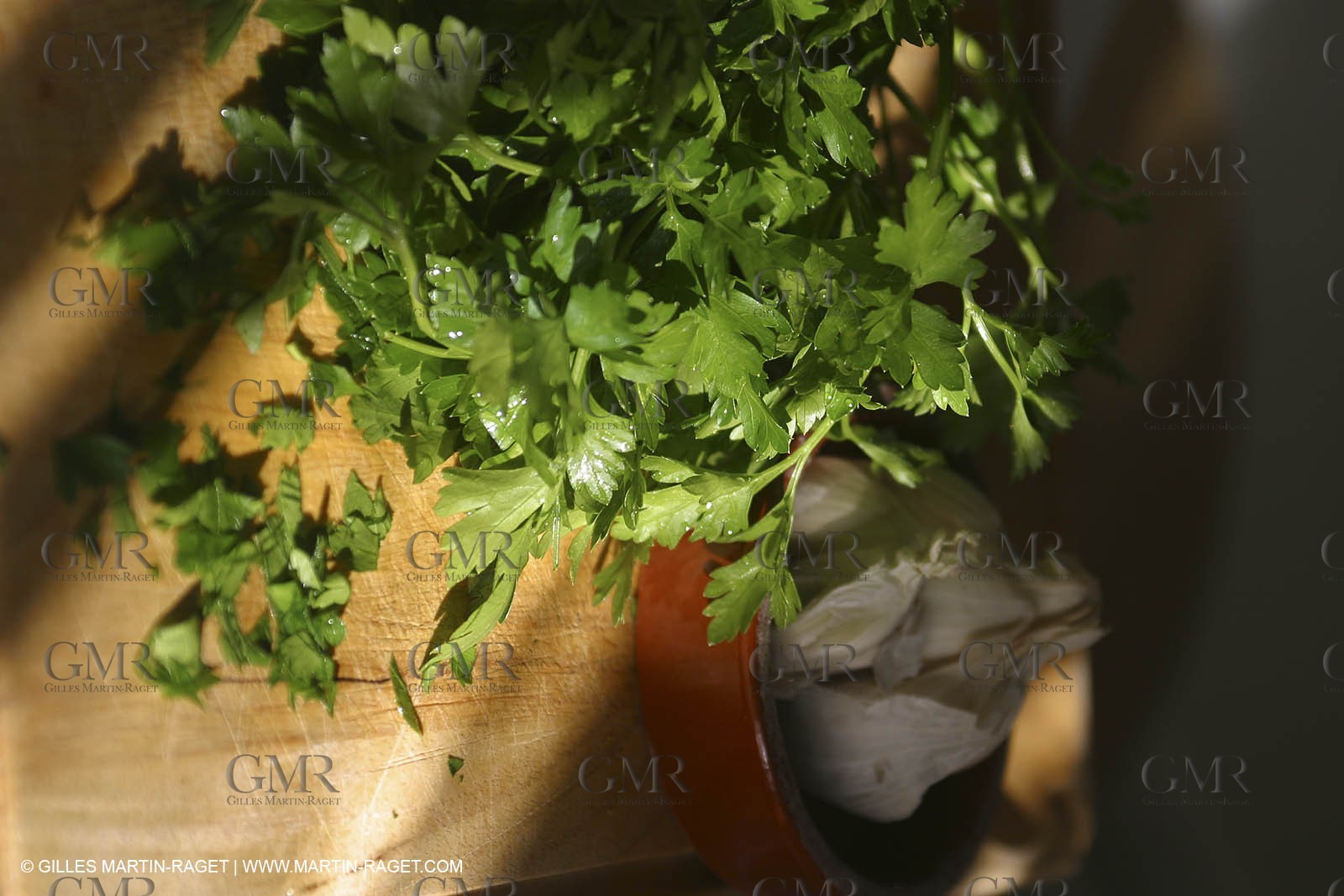 Cooking herbes from Provence - Garlic and Parsley
