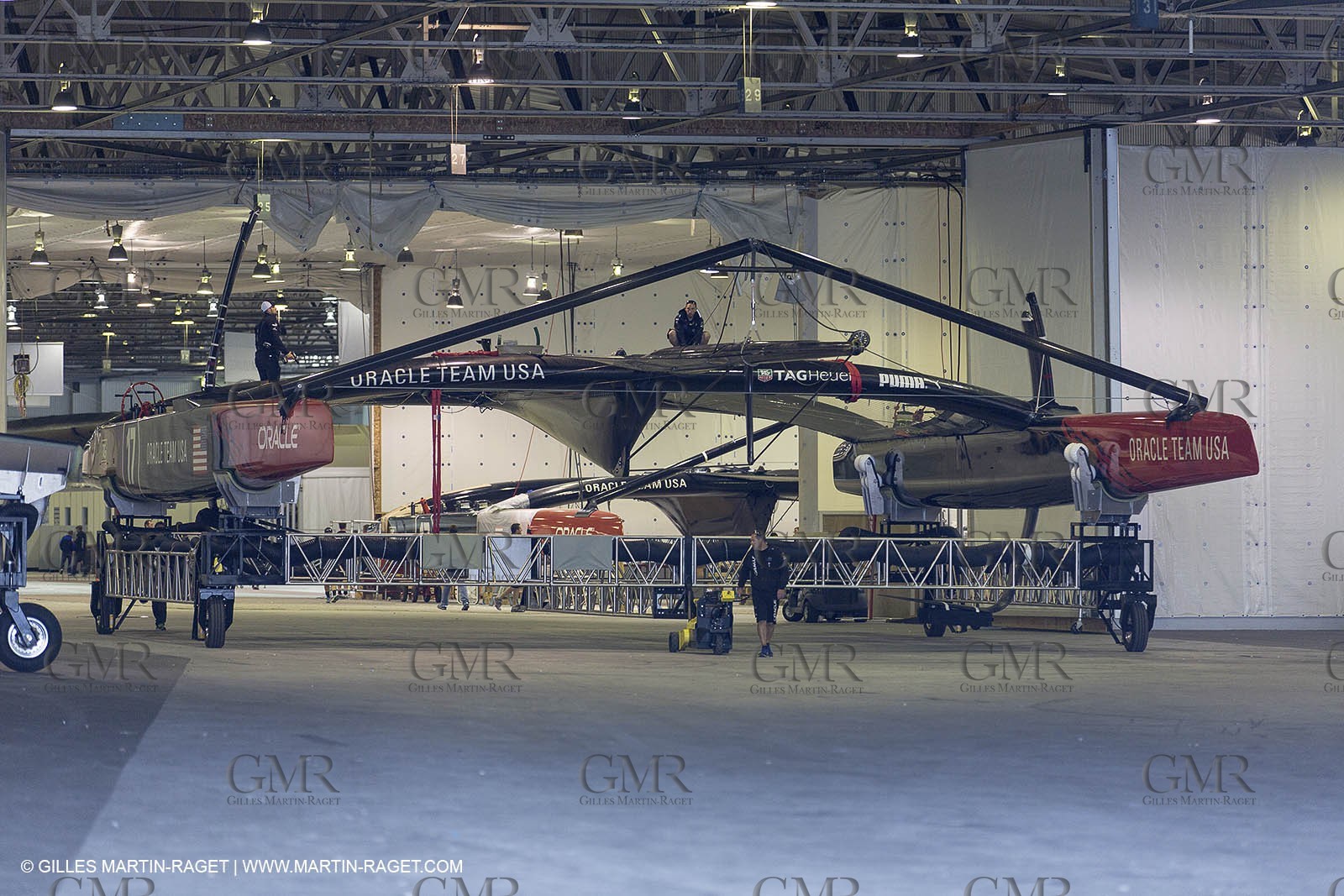 06 06 2013 - San Francisco (USA,CA) - 34th America's Cup - Launching the Defender at ORACLE Team USA