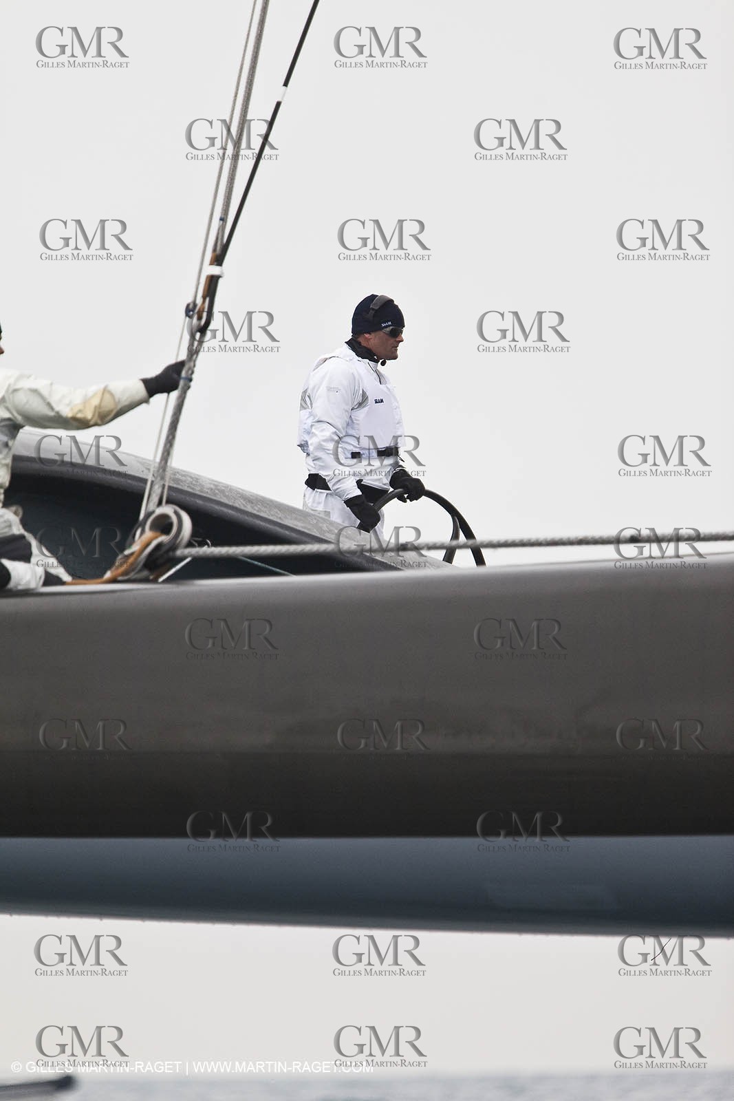 04 02 2010 - Valencia (ESP) - 33rd America's Cup - BMW ORACLE Racing - Training in Valencia