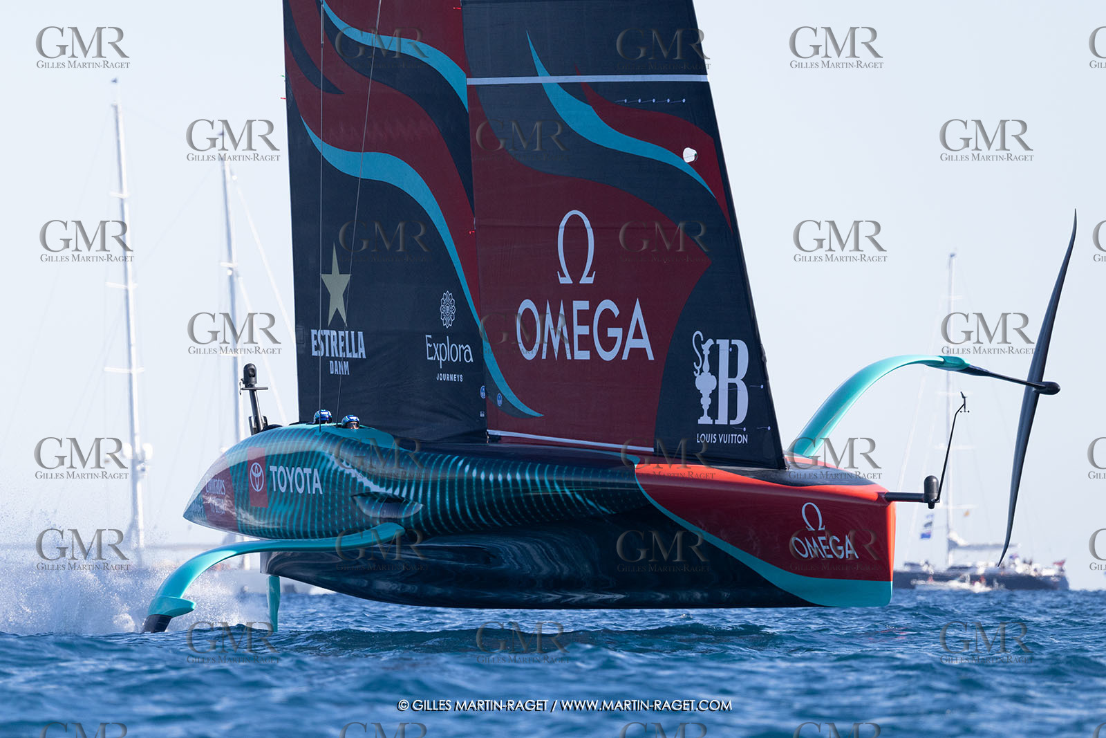 19 10 2024, Barcelona (ESP), Louis Vuitton 37th America's Cup, Final Match, Race Day 6