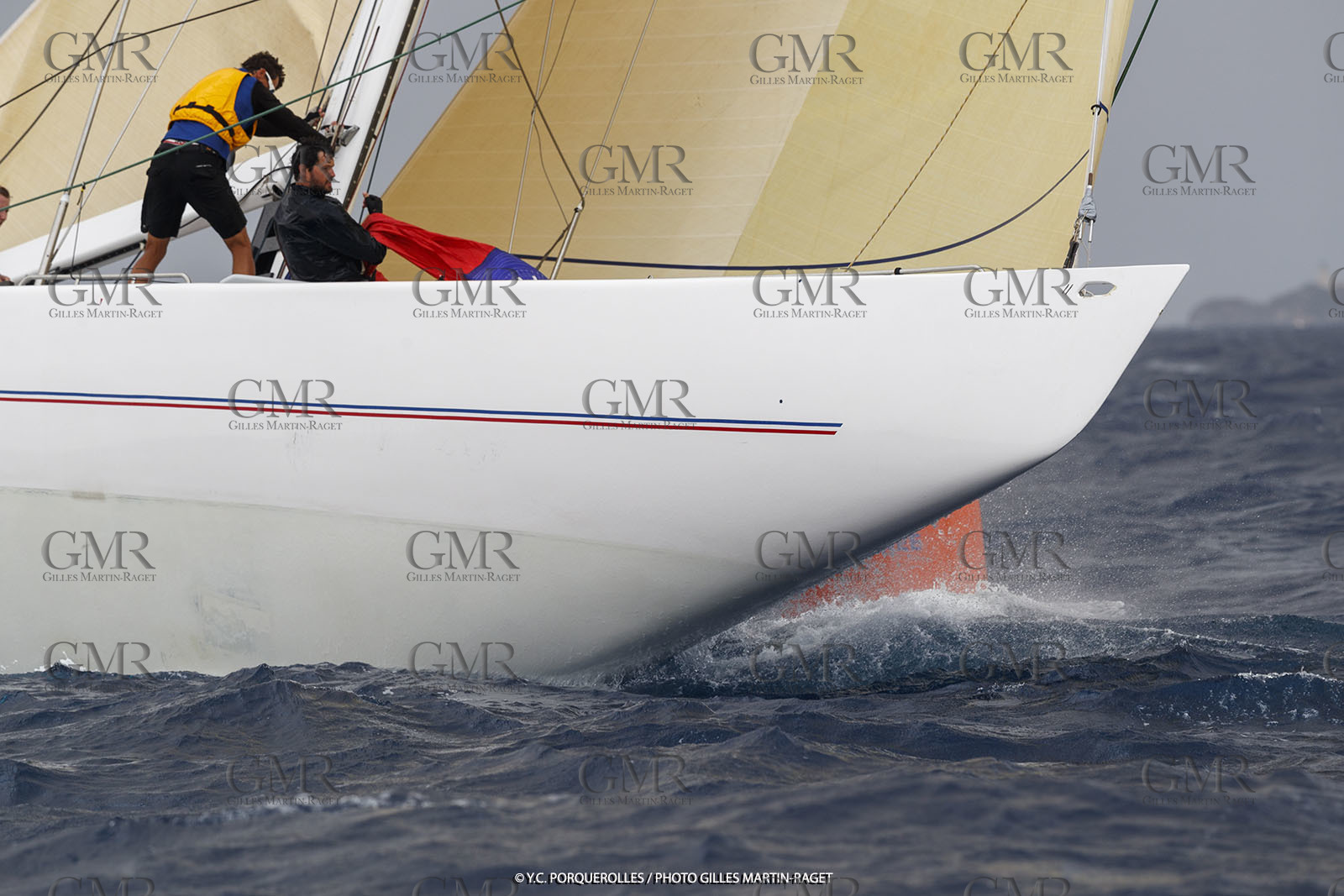 19 06 2024, Porquerolles Island (FRA), Championnat du monde des 12 m JI 2024, Race Day 1