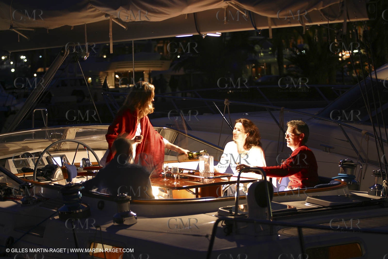 Sail - Cruising - People - At night