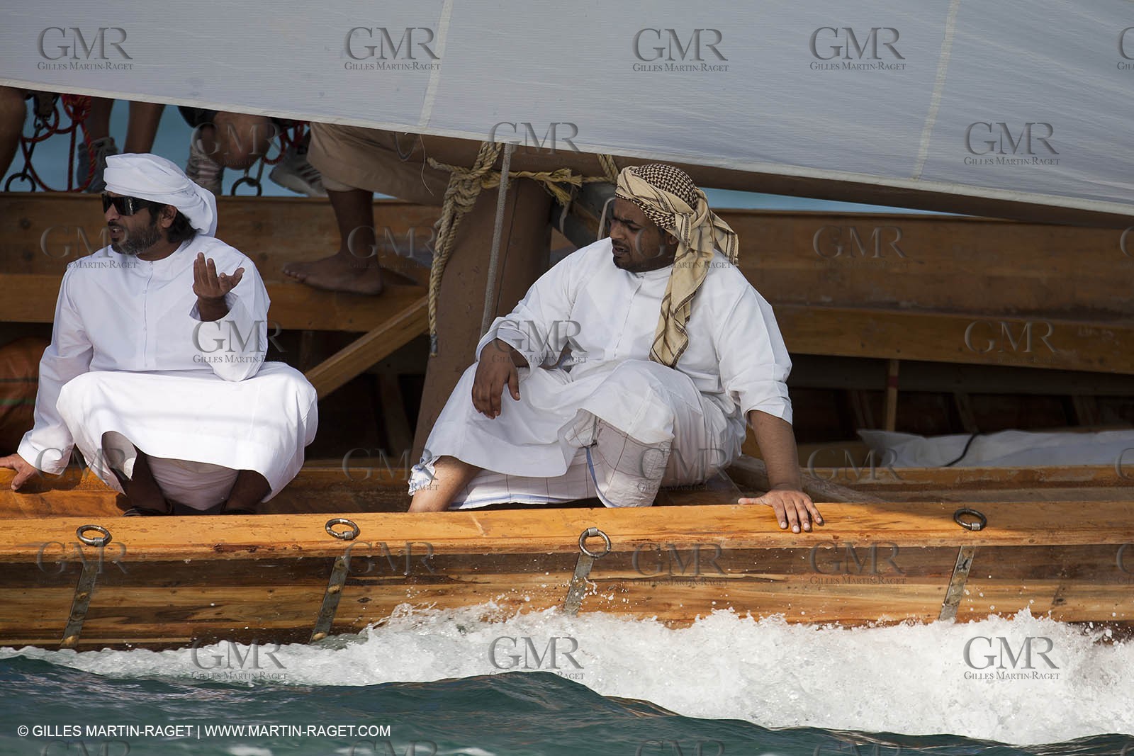20 11 2010 - Dubai (UAE) - Dubai Louis Vuitton Trophy - Traditionnal dhow races for competing teams