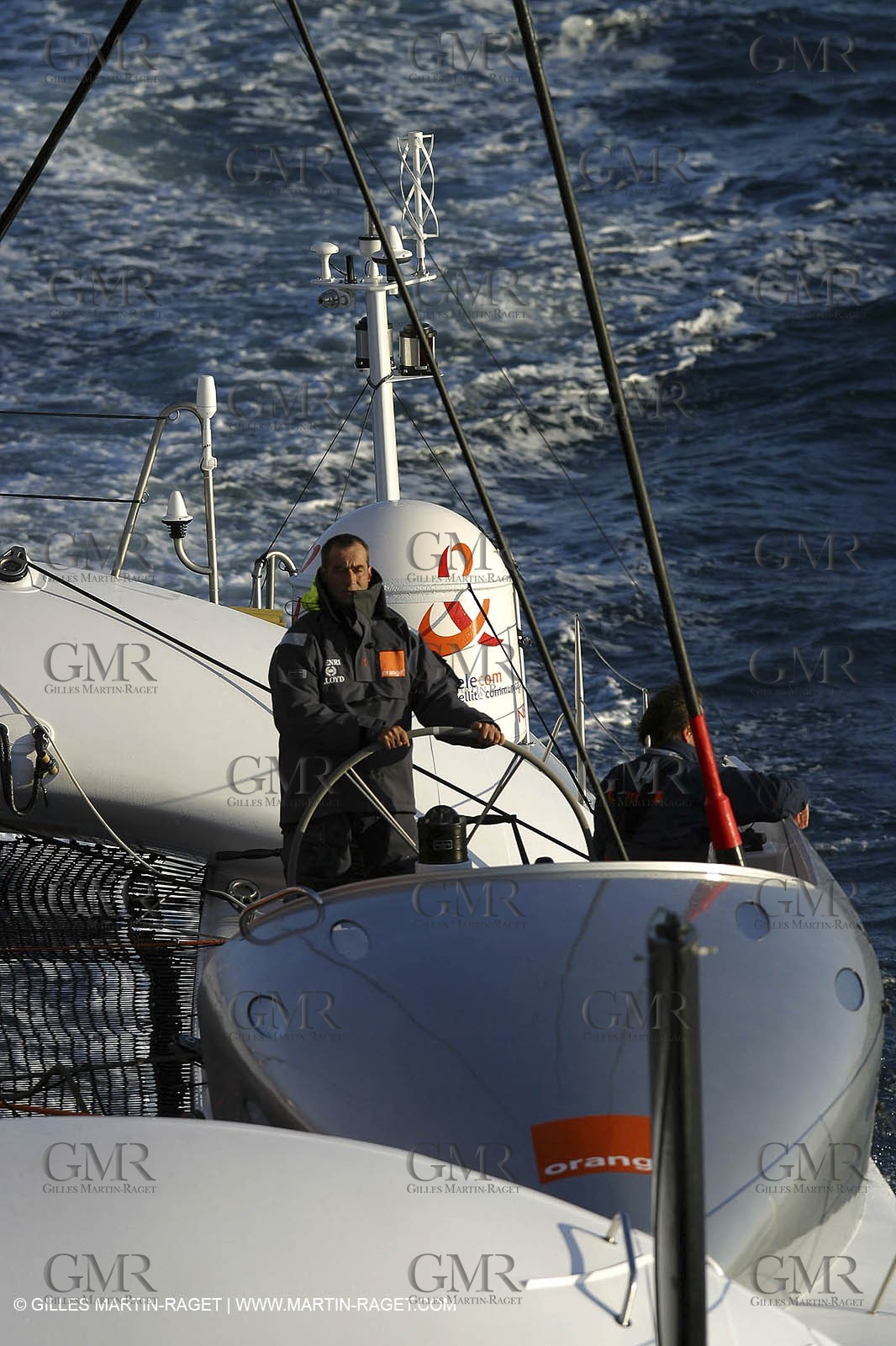 Orange II - 2004 Jules Verne Trophy - 1st start - Bruno Peyron