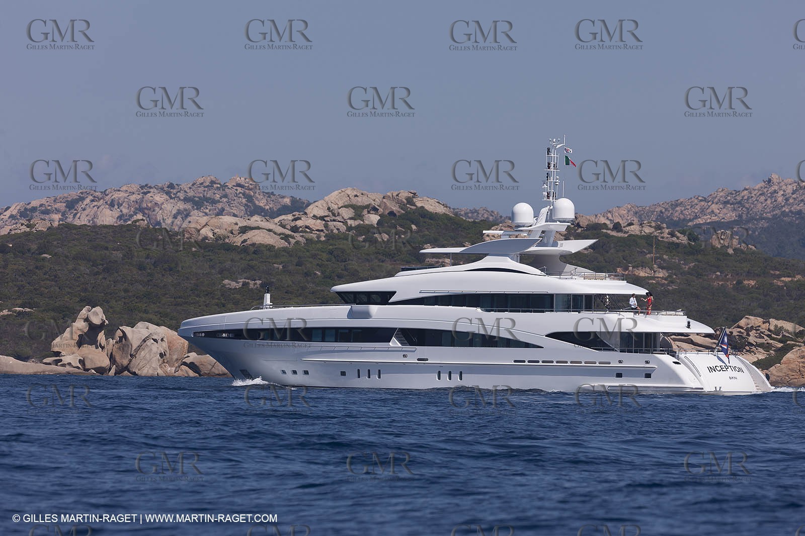 18 08 2011 - La Maddalena (ITA, Sardinia) - Motor yacht Inception