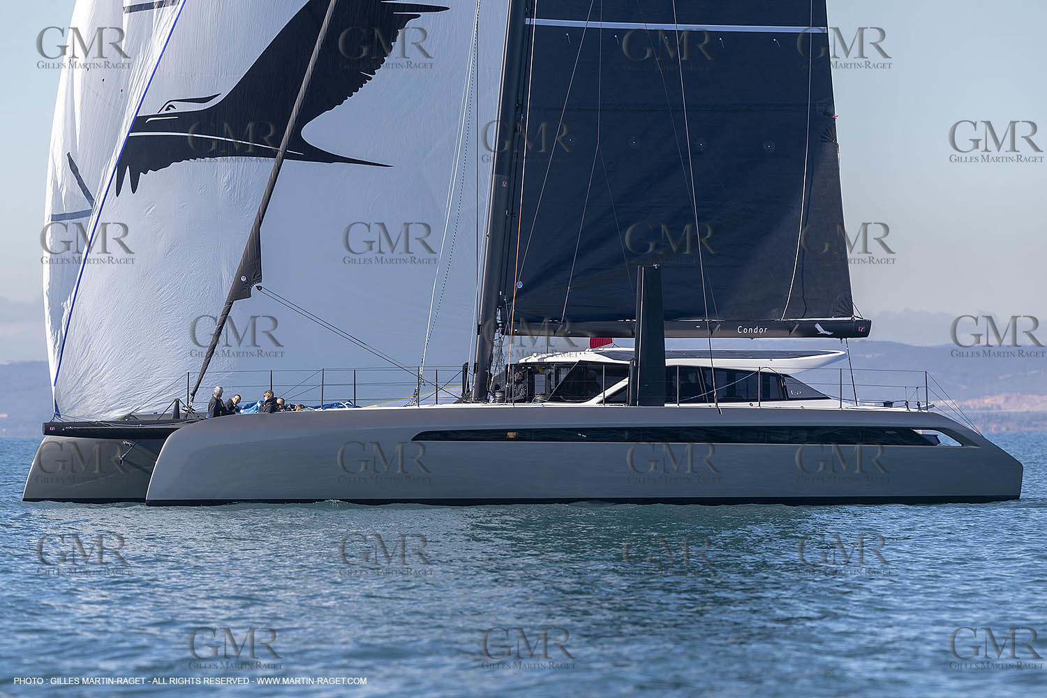 05 02 2019, La Grande Motte (FRA,34), Gunboat 68 sail testing  2