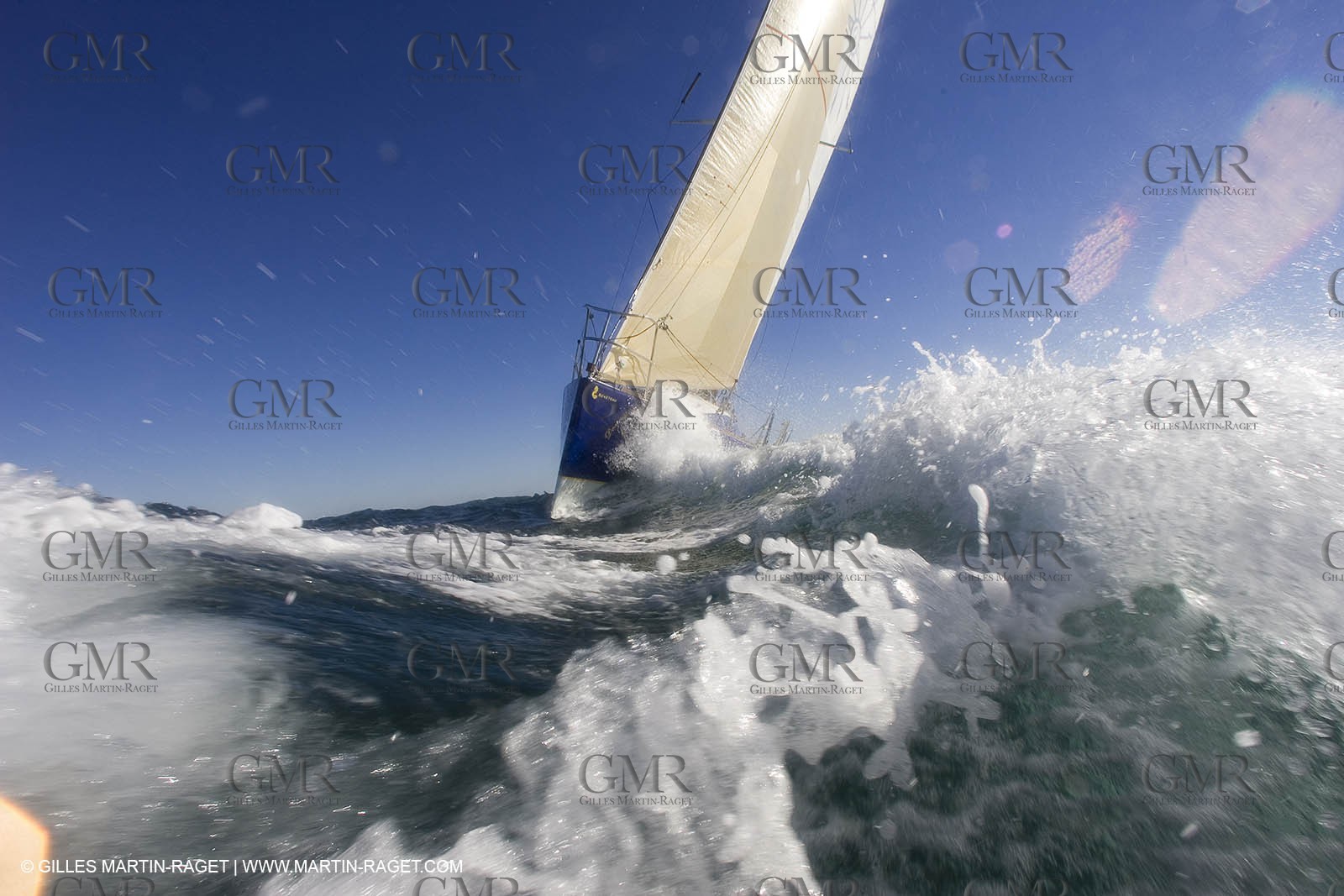 15 02 2007 - La Grande Motte (FRA) - Onedesign Figaro II - Thierry Duprey du Vorsent (Domaine de Monts d'Arbois)