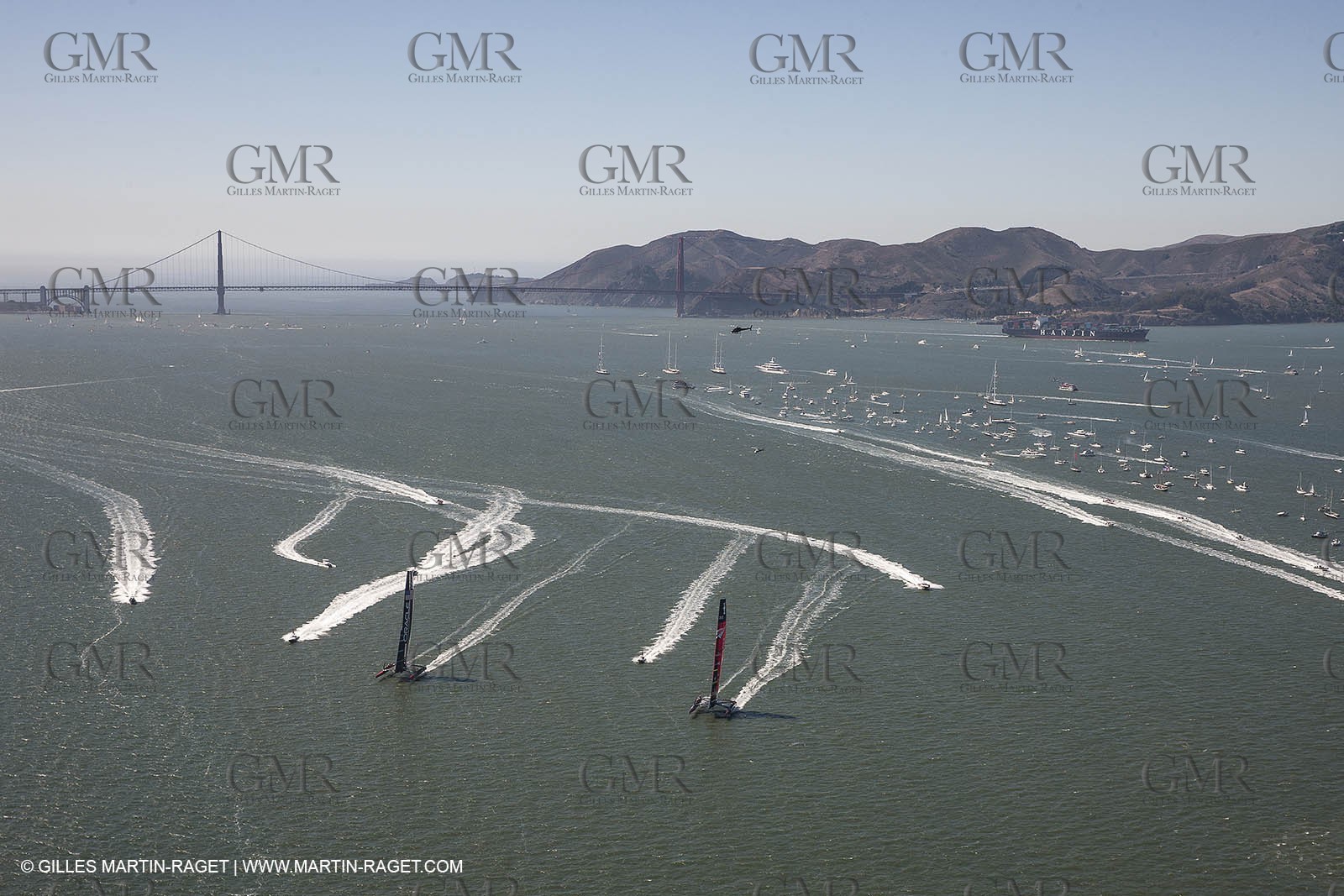 07 09 2013 - San Francisco (USA,CA) - 34th America's Cup - Final Match - Race Day 1