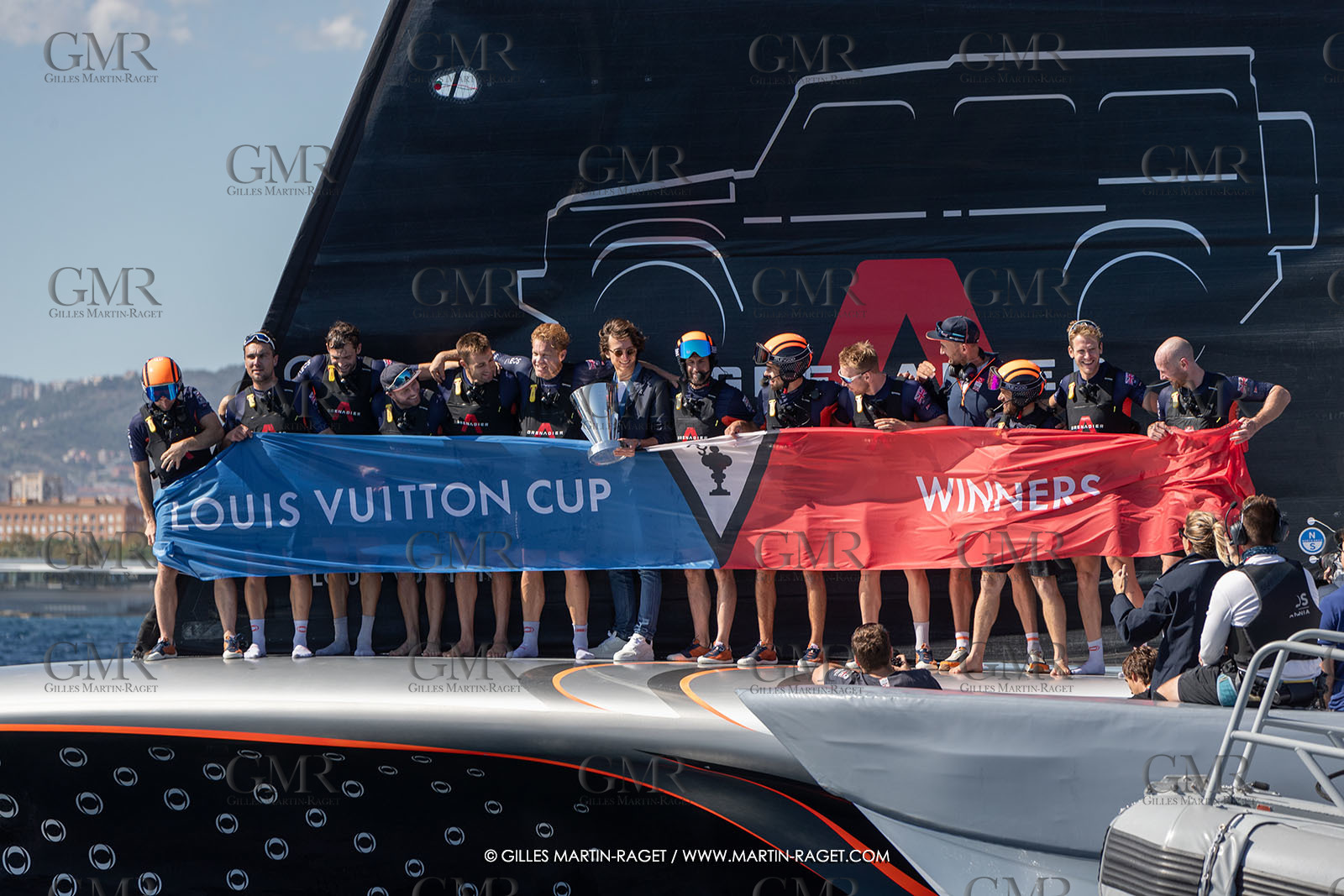 04 10 2024, Barcelona (ESP), 37th America's Cup, Louis Vuitton Cup Final, Race Day 7