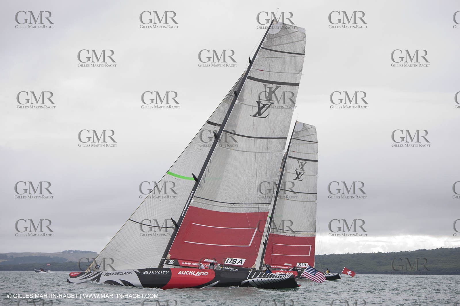 11 02 2009 - Auckland (NZL) - Louis Vuitton Pacific Series - Racing Day 11 - sail off