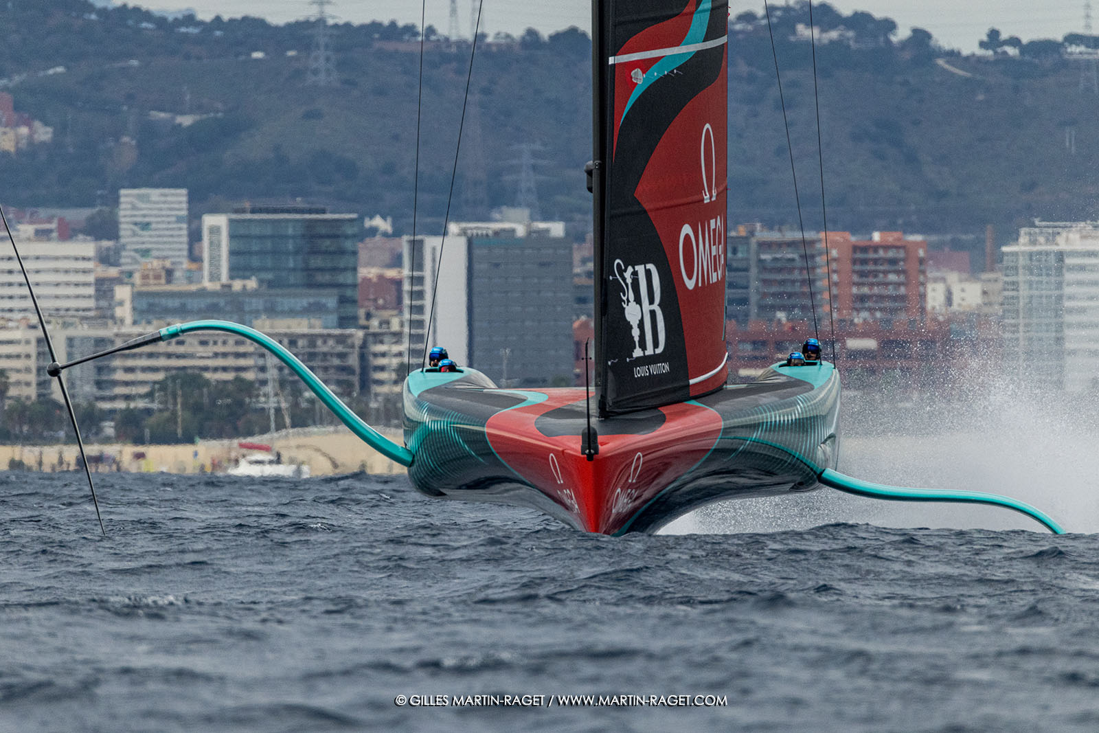 18 10 2024, Barcelona (ESP), Louis Vuitton 37th America's Cup, Final Match, Race Day 5, Race 8
