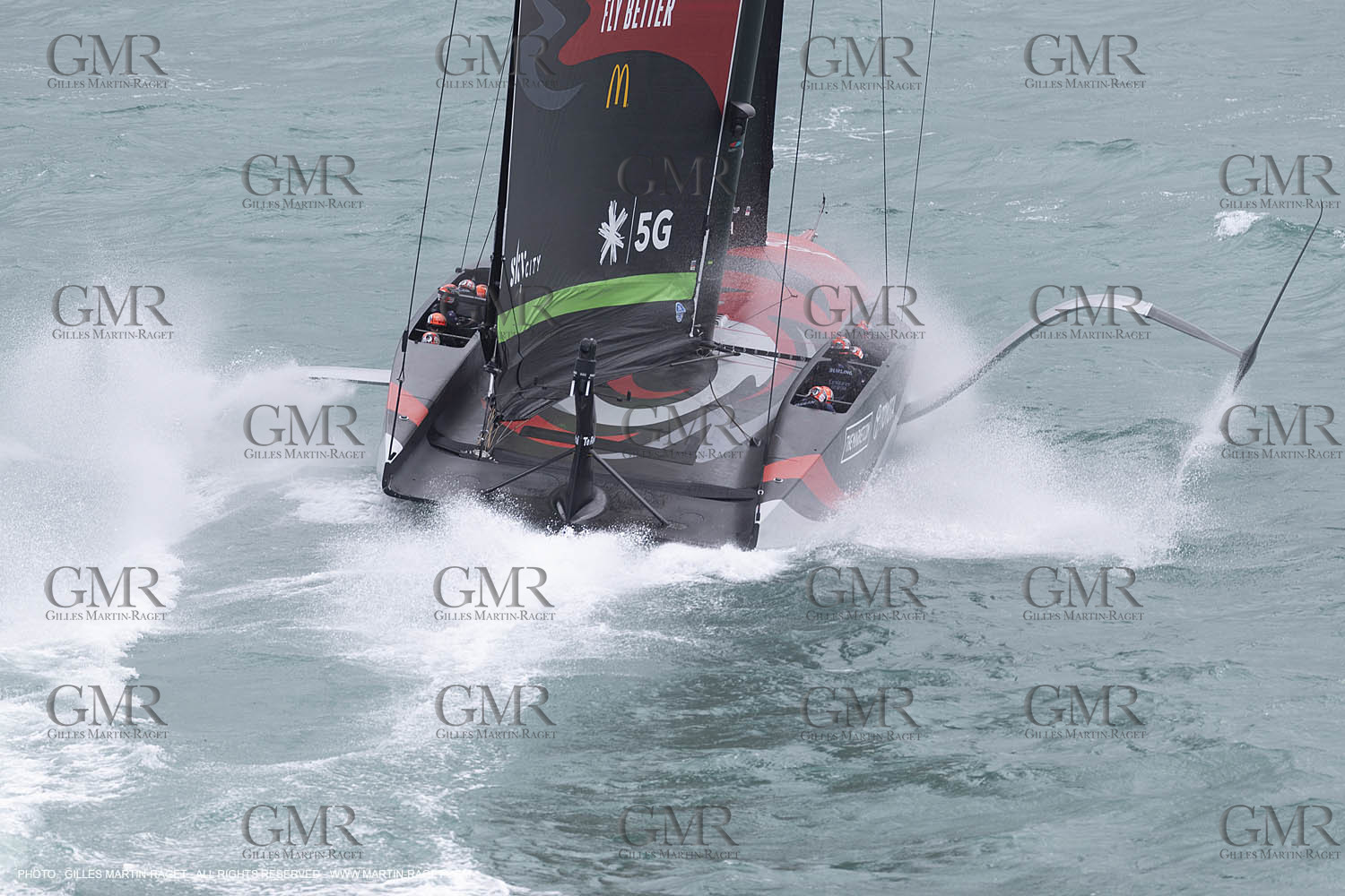 10 12 2020 - Auckland (NZL) - 36th America's Cup - Practice Sessions - Day 2 - Emirates Team New Zealand