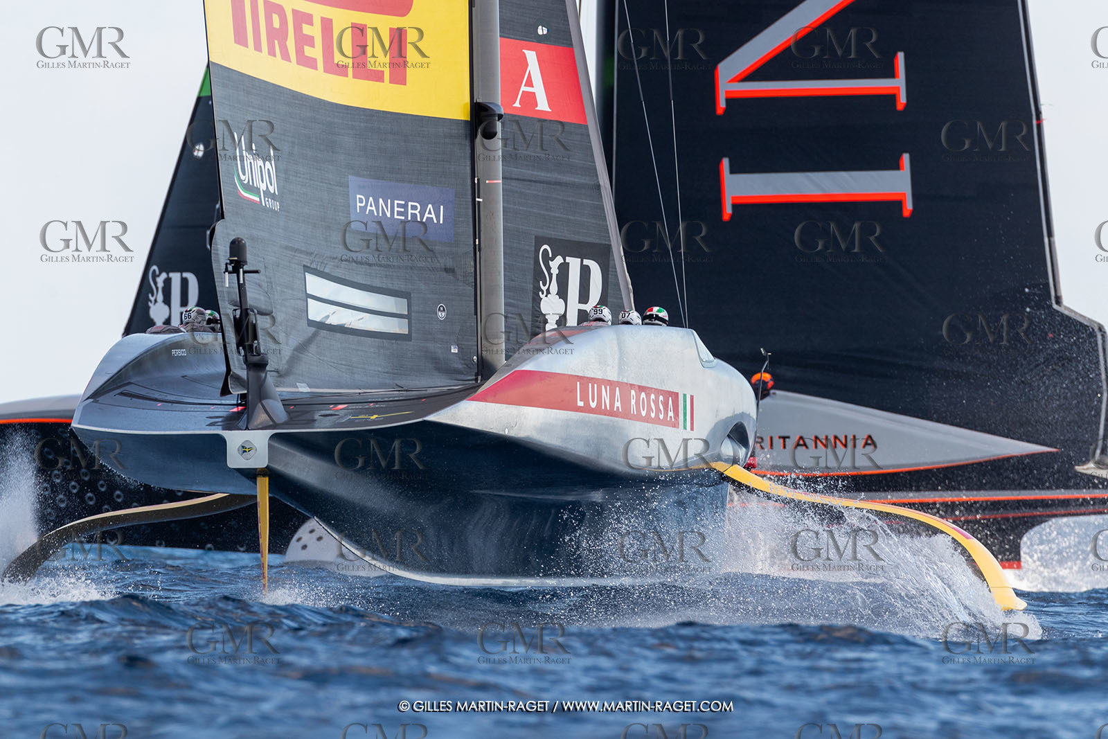 04 10 2024, Barcelona (ESP), 37th America's Cup, Louis Vuitton Cup Final, Race Day 7