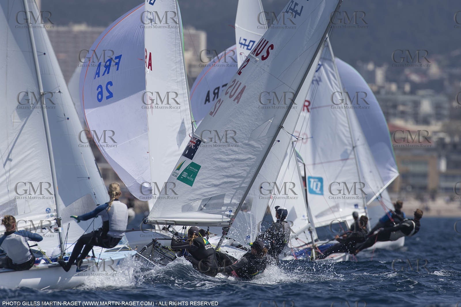 12 04 2015, Marseille (FRA), Yachting Club de la Pointe Rouge - Coupe Internationale de Printemps des 470, Final Day
