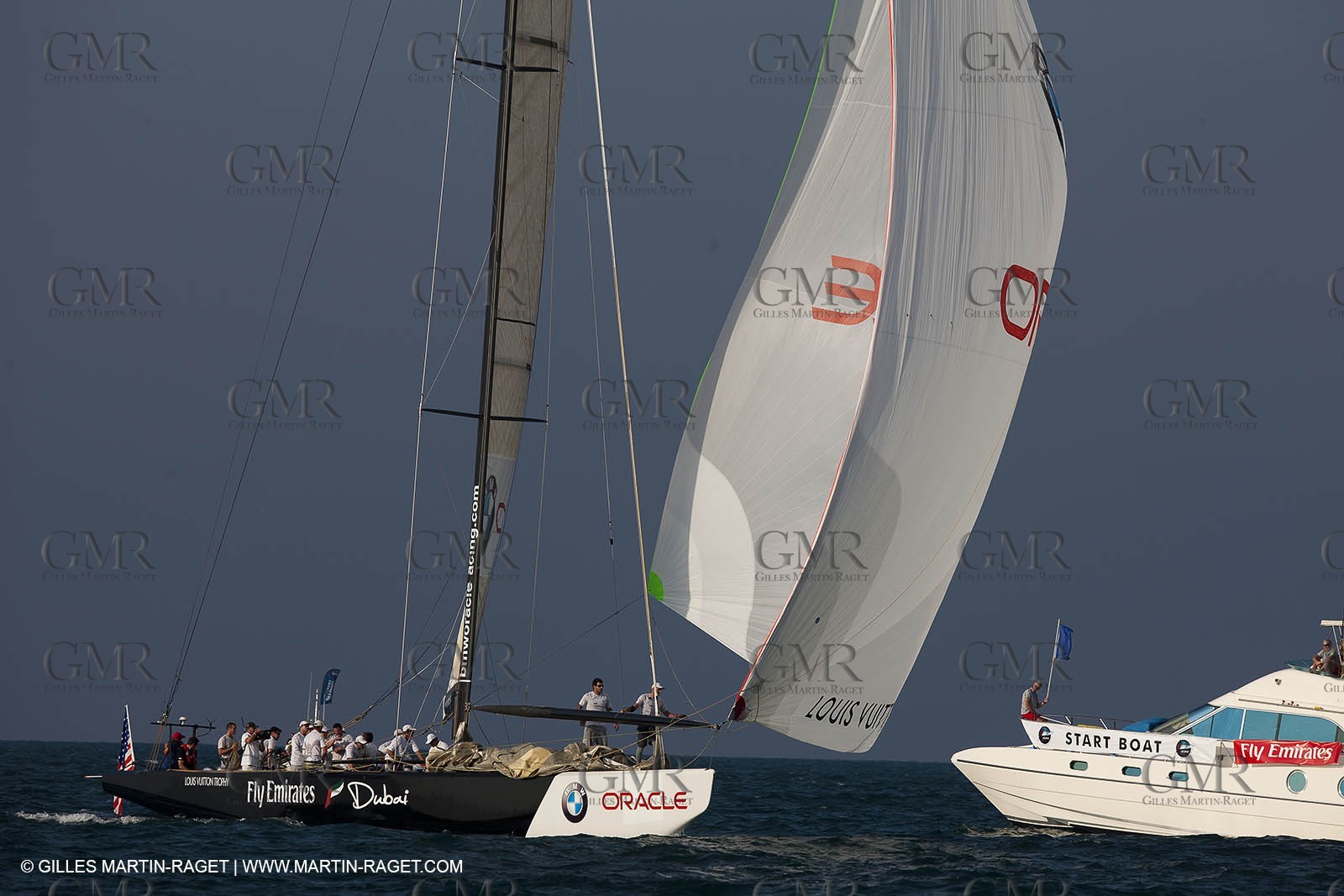 26 11 2010 - Dubai (UAE) - Dubai Louis Vuitton Trophy -1 2 final - BMW ORACLE Racing Vs All4One