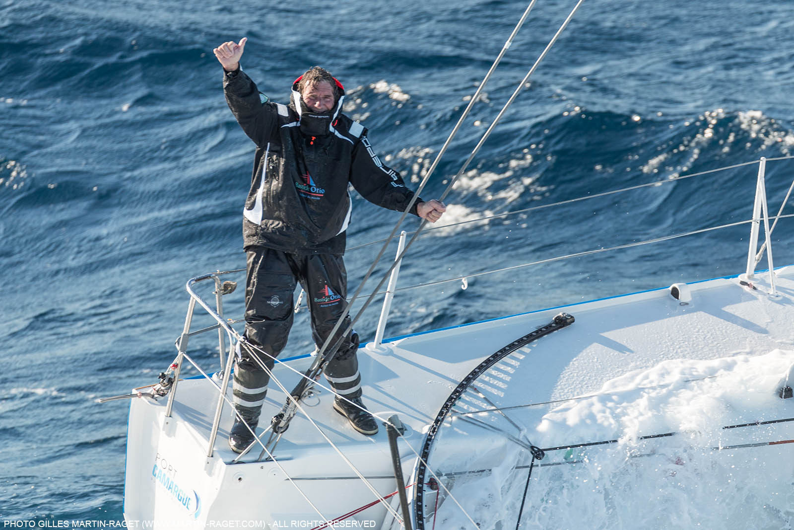 13 07 2017, Port Camargue (FRA,30), Transat Jacques Vabre 2017, Bastide Otio (Kito de Pavant, Yannick Bestaven), offshore trainings