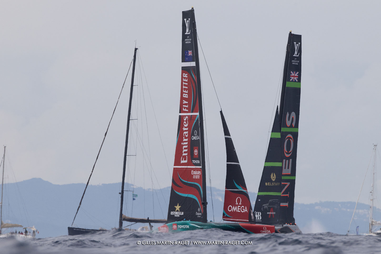 18 10 2024, Barcelona (ESP), Louis Vuitton 37th America's Cup, Final Match, Race Day 5, Race 8