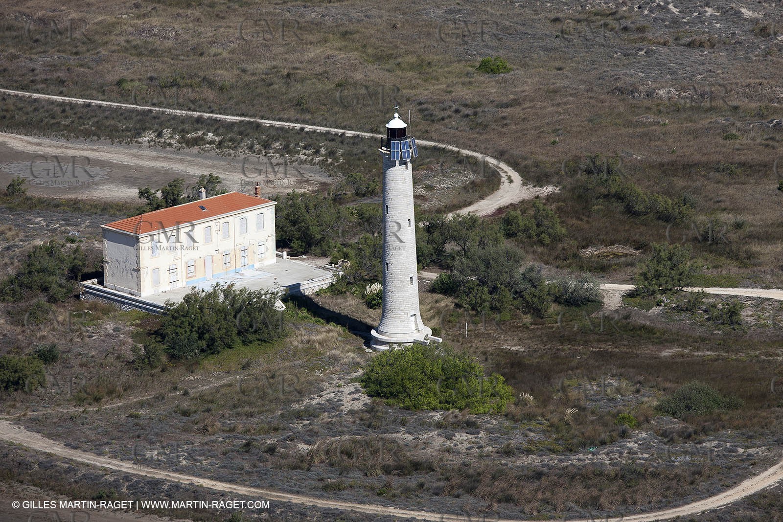 25 09 2010 - Aerial Camargphotos of the coastline from Marseille to La Grande Motte via the Camargue - Phare de Beauduc