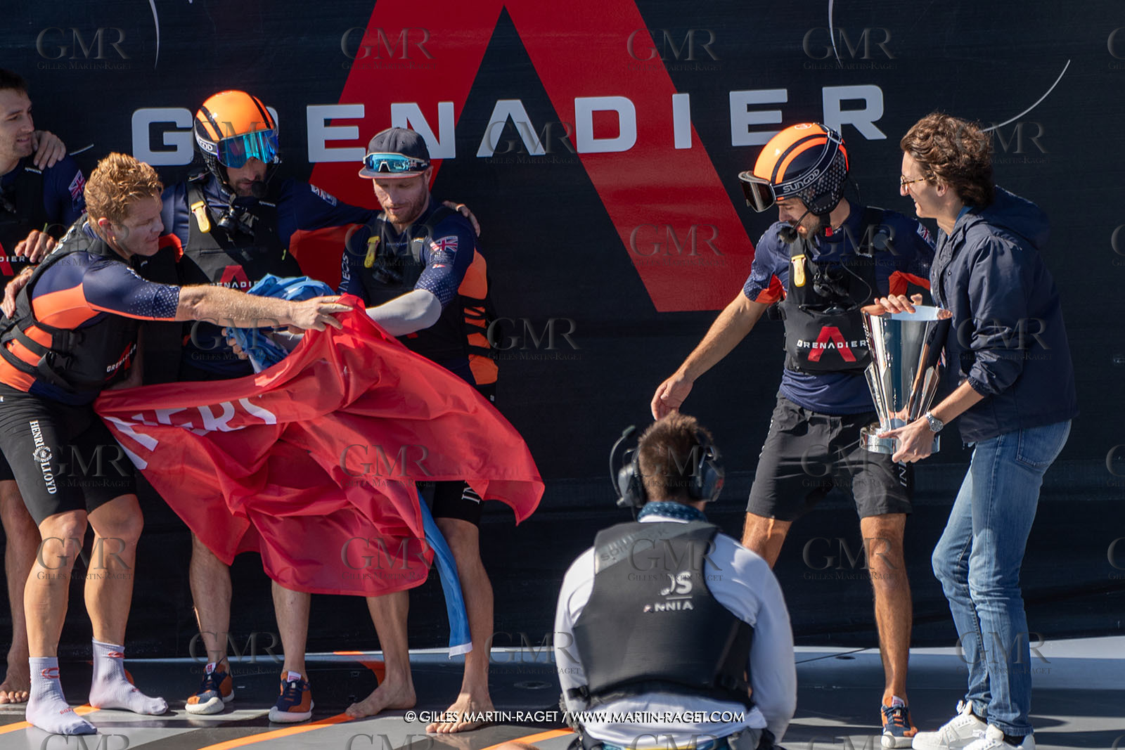 04 10 2024, Barcelona (ESP), 37th America's Cup, Louis Vuitton Cup Final, Race Day 7