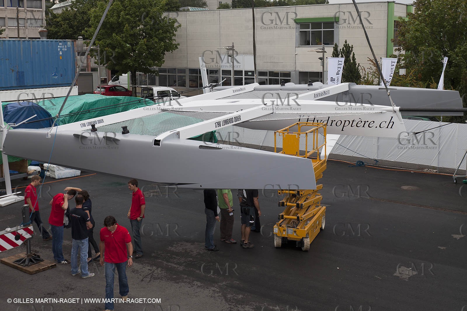 23 08 2010 - Ecublens (SUI) - L'Hydroptère.CH - Sortie de chantier
