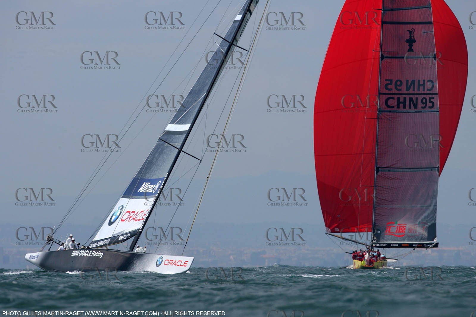 30 04 2007-Valencia (Spain)- 32nd America's Cup - Louis Vuitton Cup - RR2 - Day 2 - BMW ORACLE Racing