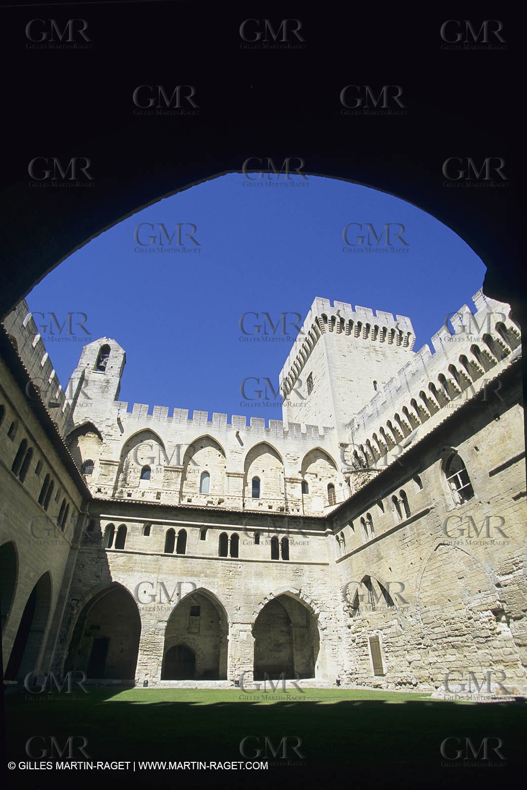 France, Provence, Avignon, Pope palace, Palais des Papes