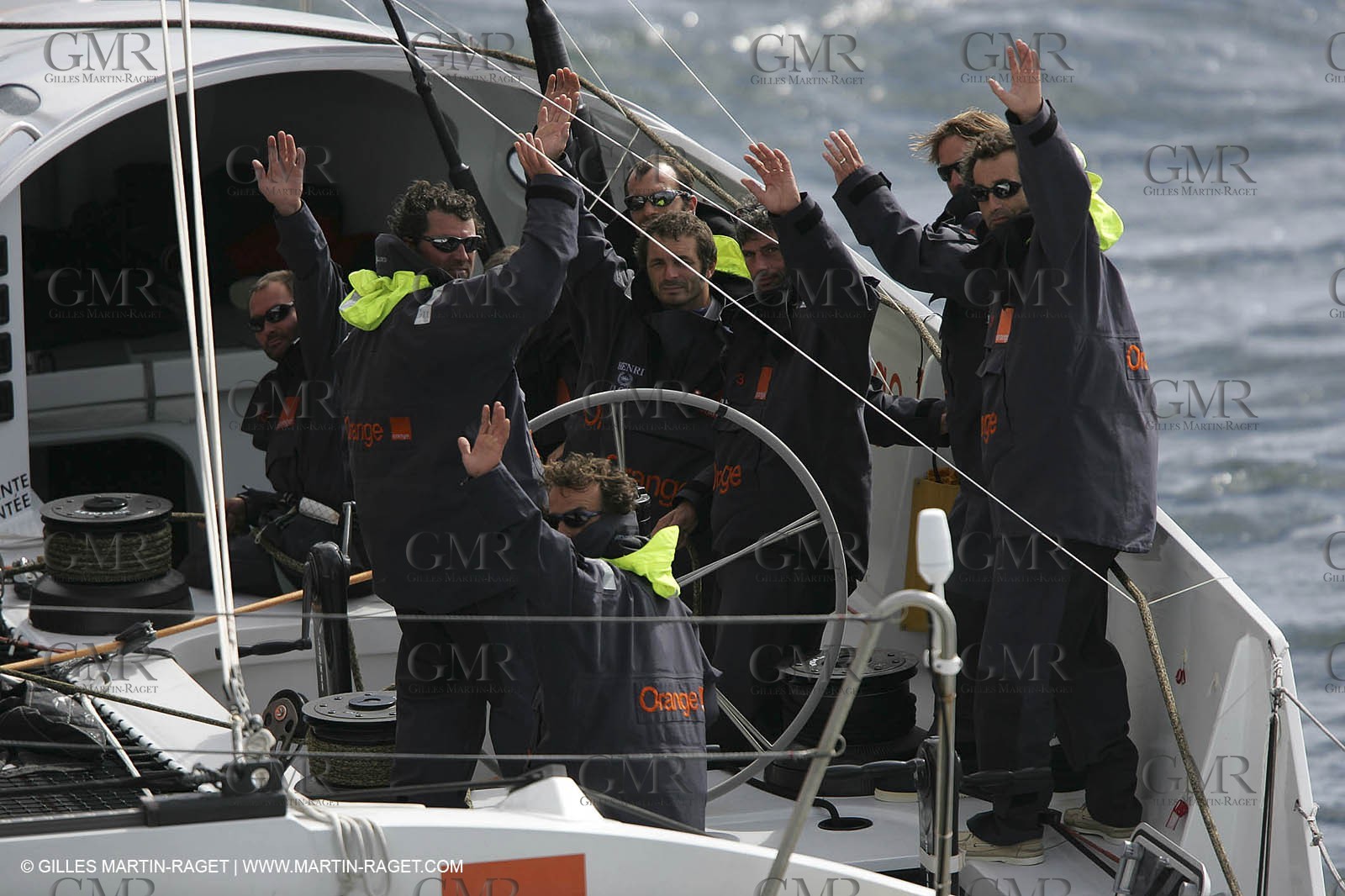 Orange II-2004 Atlantic Record attempt-Arrival at Land's End