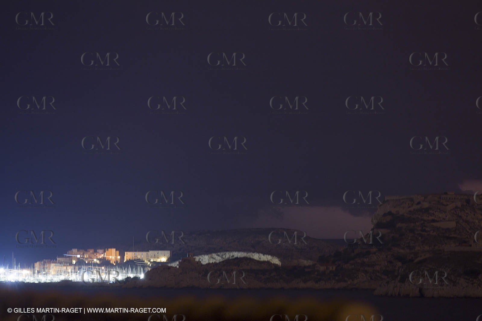 Thunderstorm over Planier island lighthouse - Marseille (FRA,13) - 18 06 2014