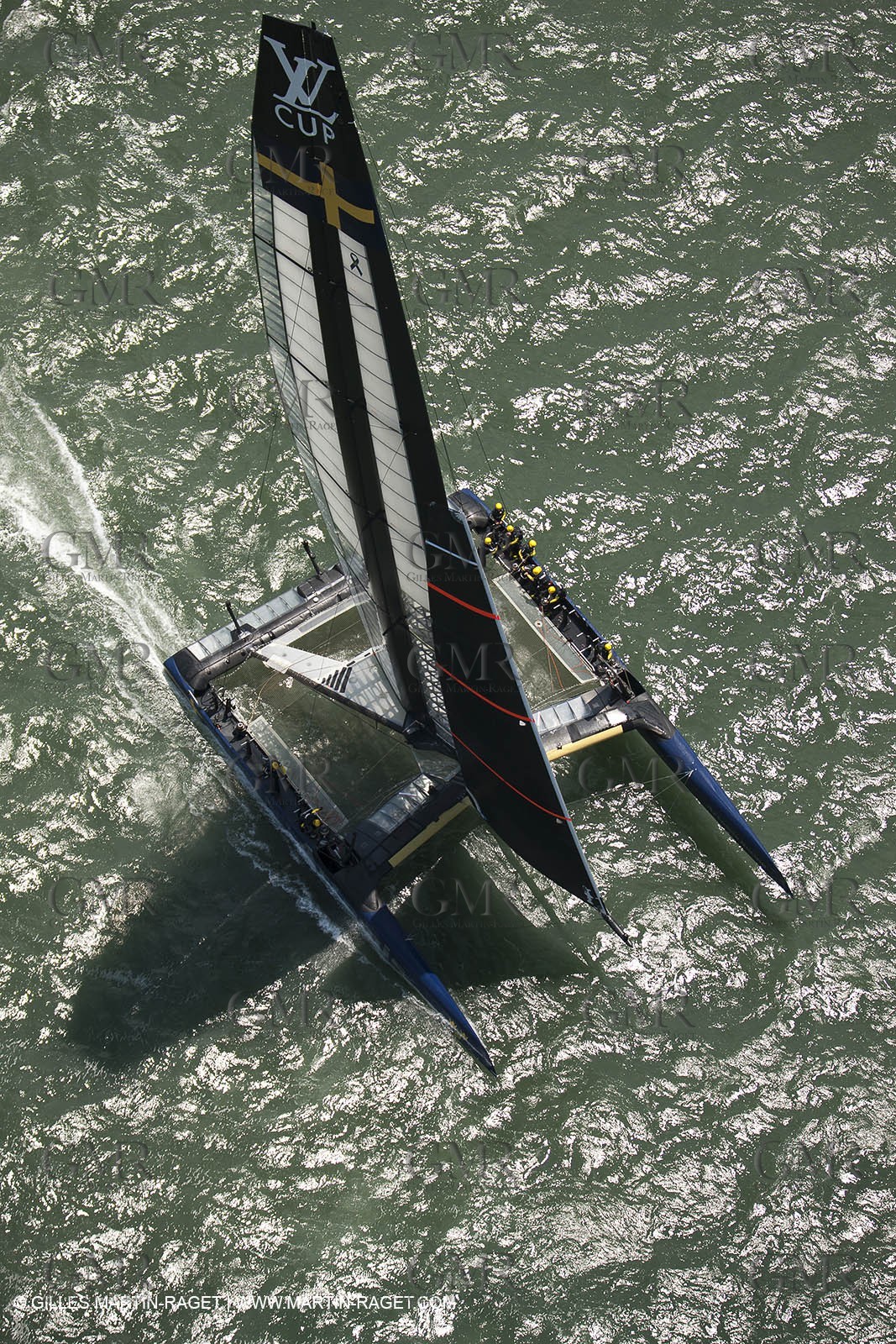 03 08 2013 - San Francisco (USA,CA) - 34th America's Cup - Louis Vuitton Cup - Semi-finals - Luna Rossa vs Artemis Racing - Race 1 - Artemis Racing