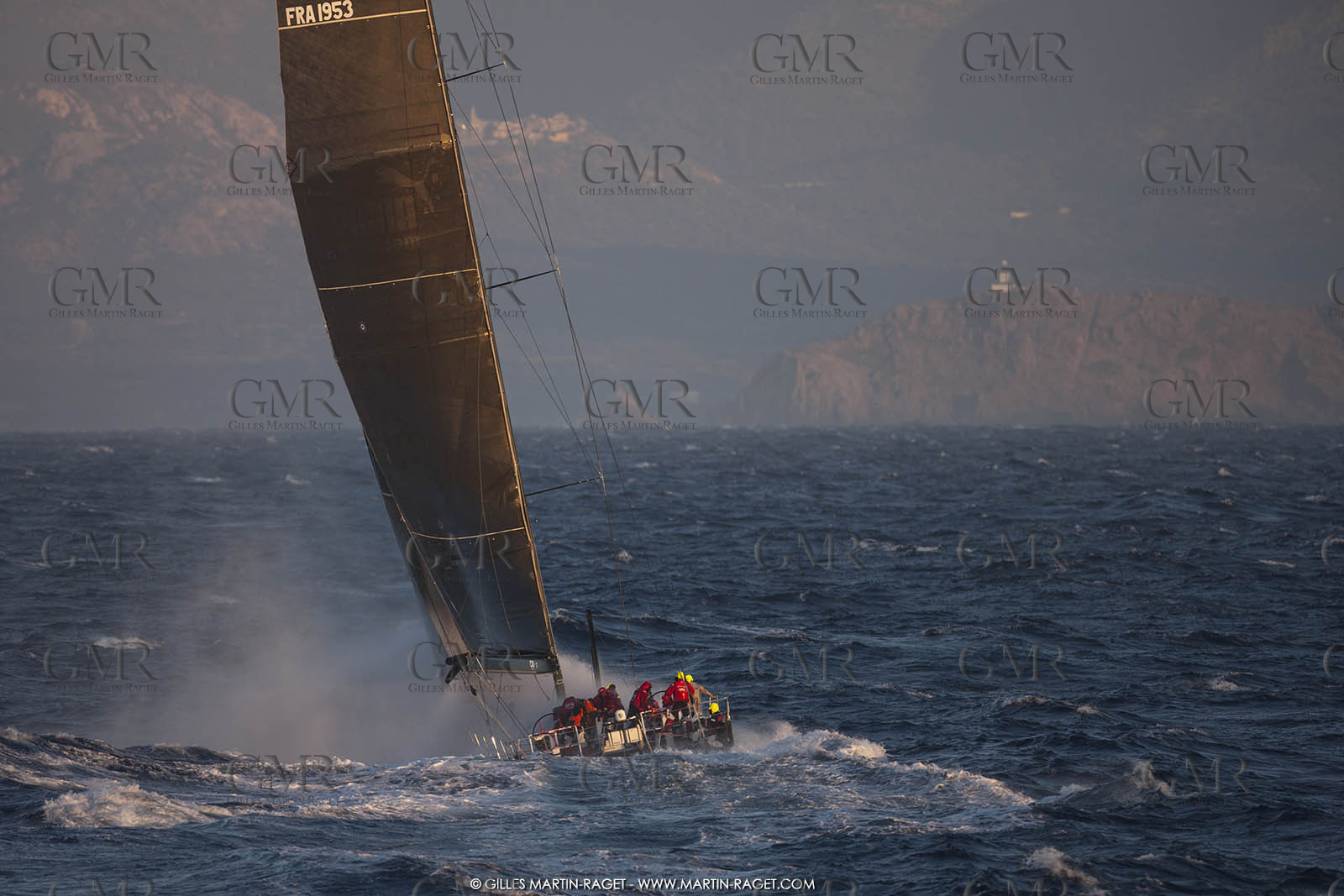 09 10 2017, Calvi (FRA,20), VOR 70 Babsy, Tentative de record autour de la Corse à la voile, skipper Franck Cammas