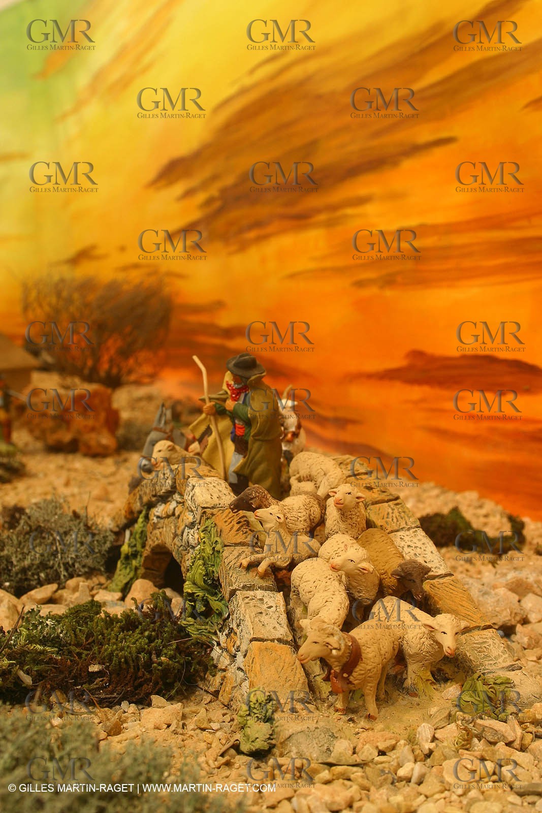 Great crib from les Saintes Maries de la mer (FRA, 13) for Christmas, December 2010