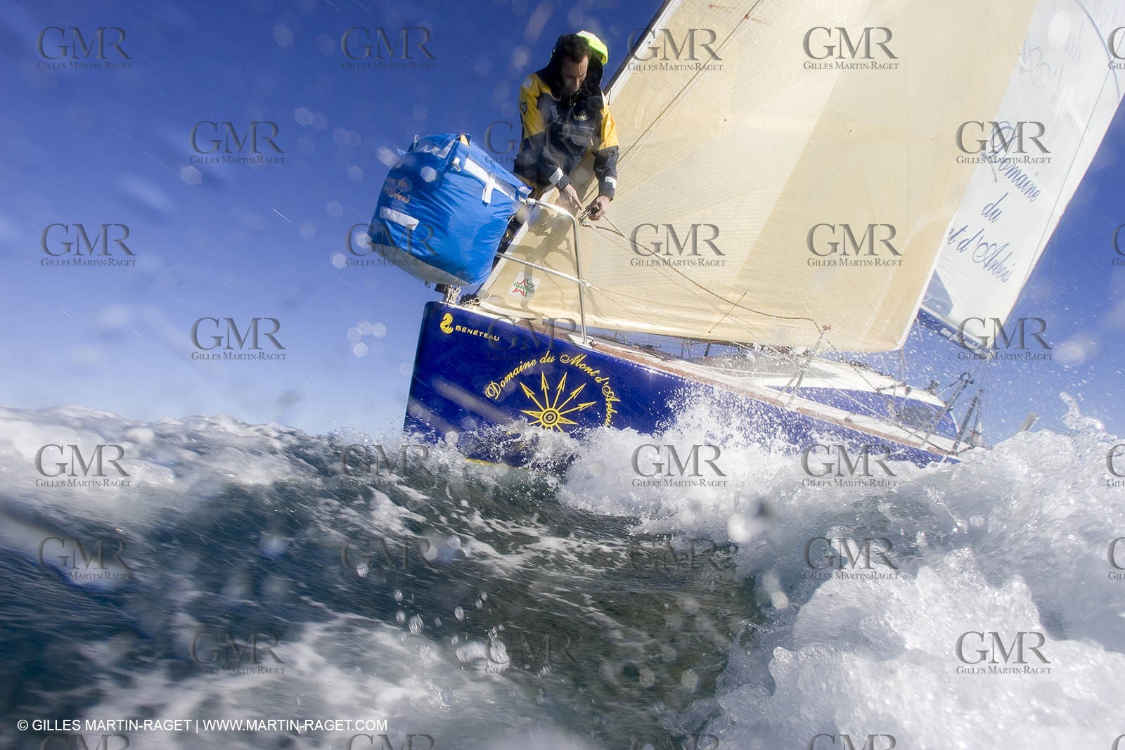 15 02 2007 - La Grande Motte (FRA) - Onedesign Figaro II - Thierry Duprey du Vorsent (Domaine de Monts d'Arbois)