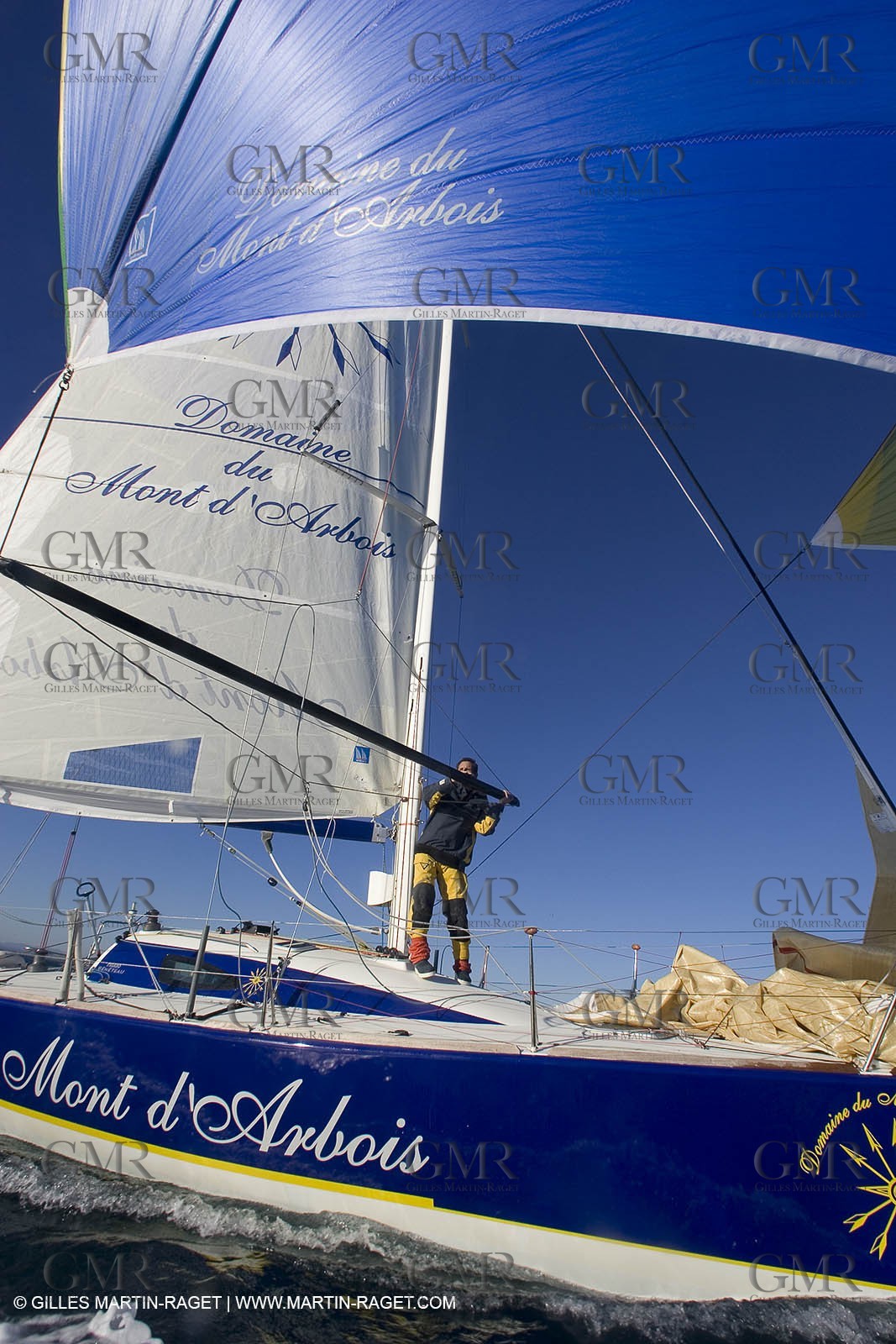 15 02 2007 - La Grande Motte (FRA) - Onedesign Figaro II - Thierry Duprey du Vorsent (Domaine de Monts d'Arbois)