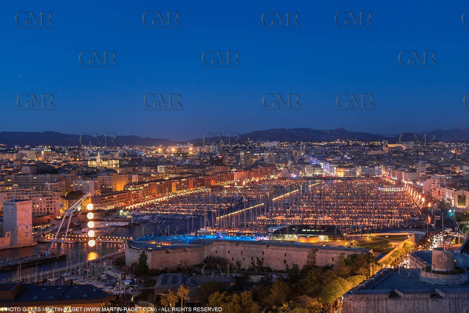 03 05 2013 - Marseille (FRA,13) - Marseille Provence 2013, Historical port Illumination by Company Carabosse