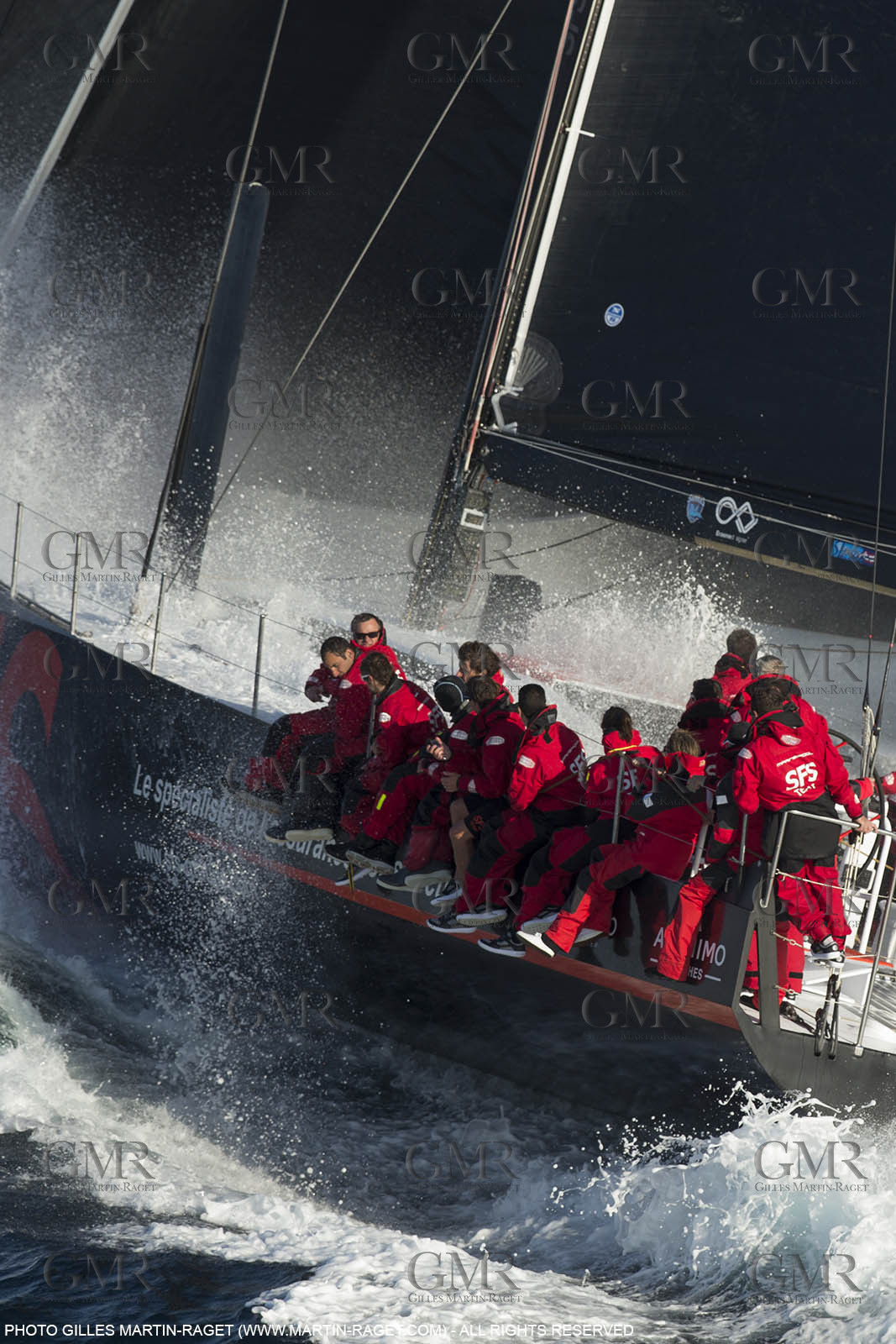 24 mars 2016   Marseille (FRA,13), SFS II (skipper Lionel Péan), last training before Marseille Sailing Week