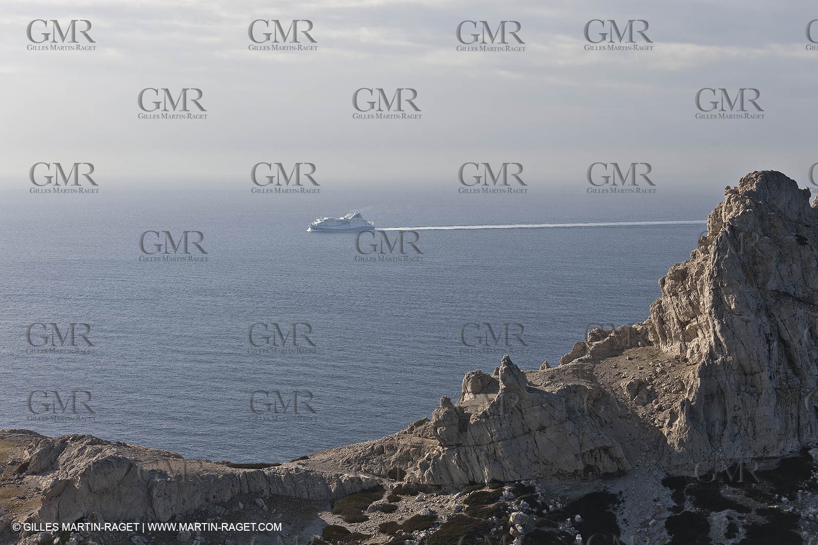 14 01 2012 - Marseille (FRA,13) - La Meridionale shipping company - the Piana off Marseille and the Calanques