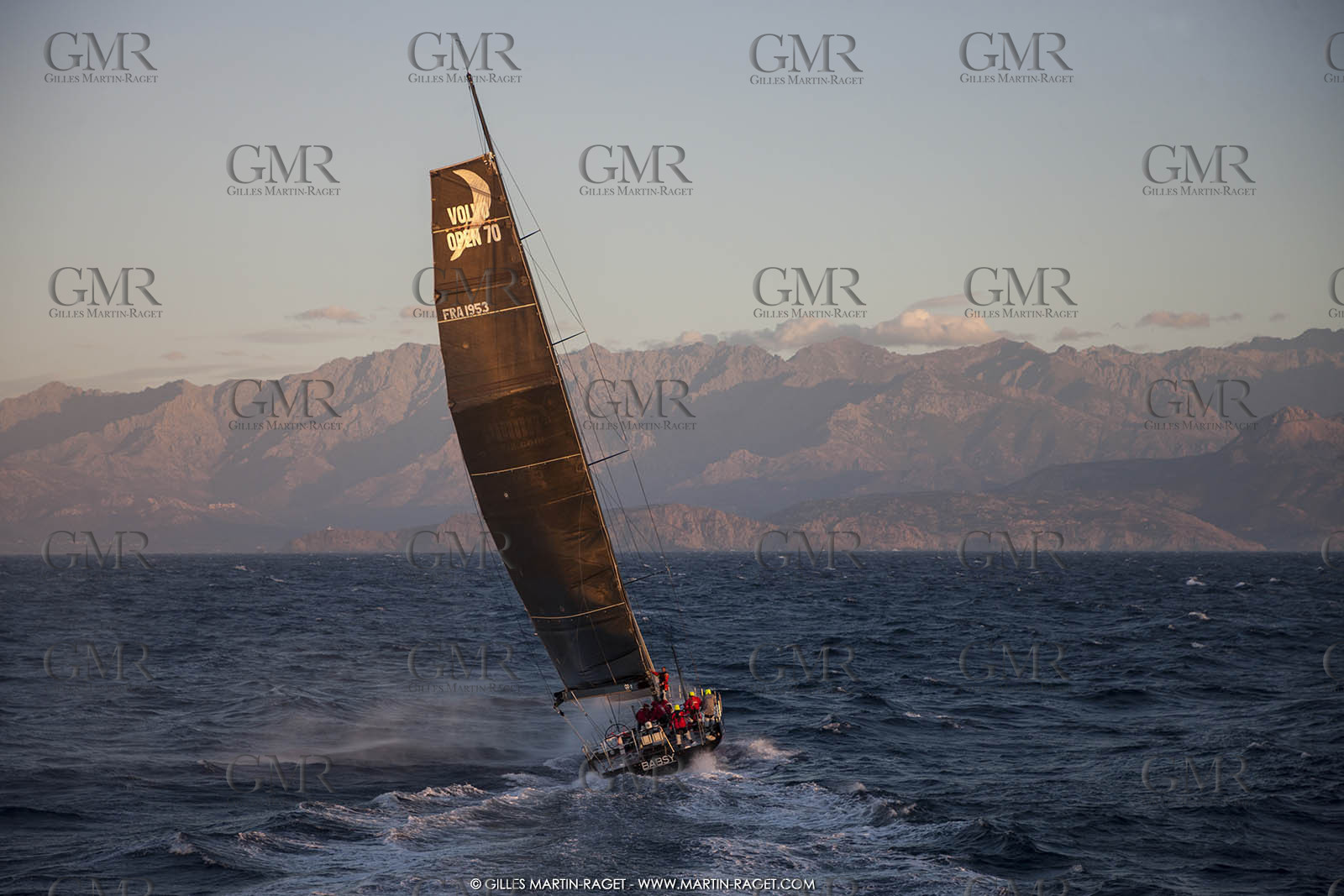 09 10 2017, Calvi (FRA,20), VOR 70 Babsy, Tentative de record autour de la Corse à la voile, skipper Franck Cammas