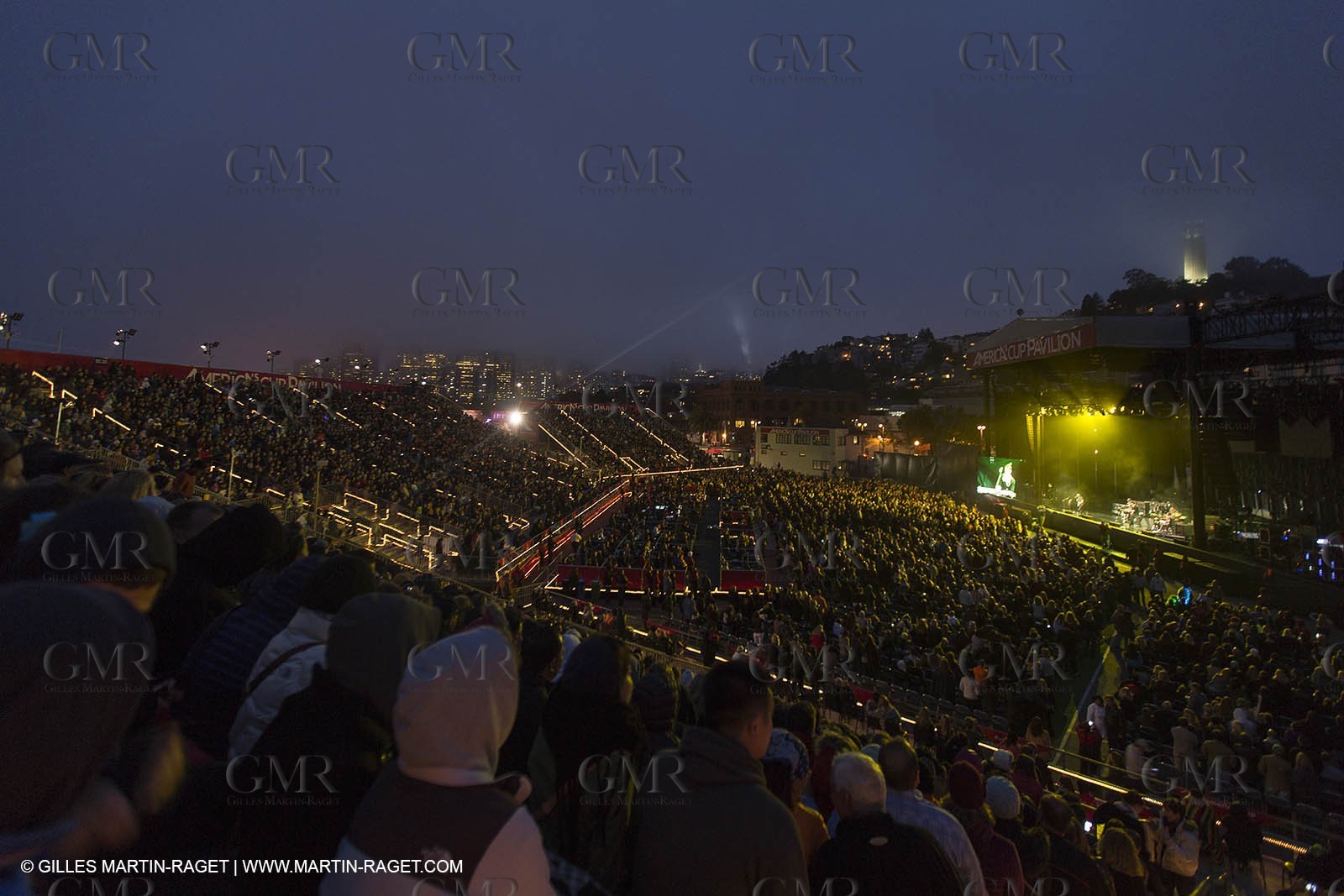 10 08 2013 - San Francisco (USA,CA) - 34th America's Cup - America's Cup Pavilion Concert Series - Train with The Script and Gavin de Graw - The Script